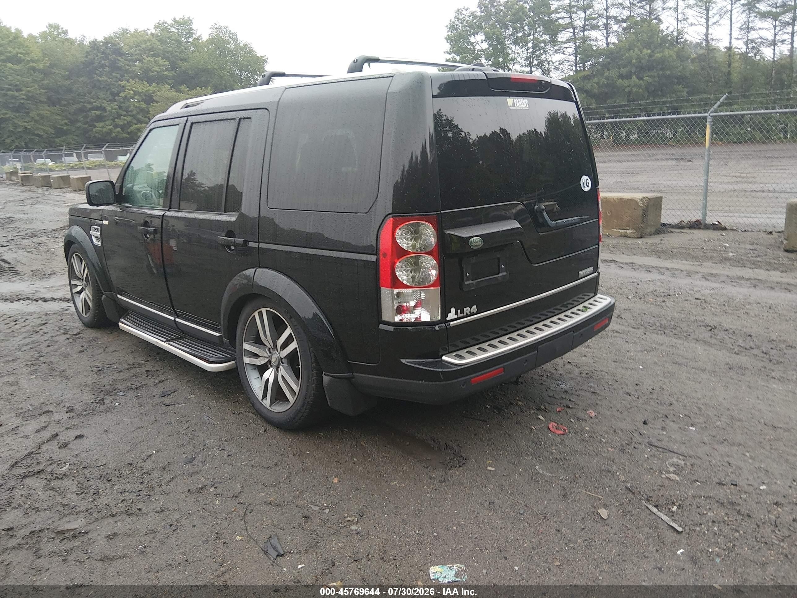 2012 Land Rover Lr4   Black vin: SALAK2D40CA637730