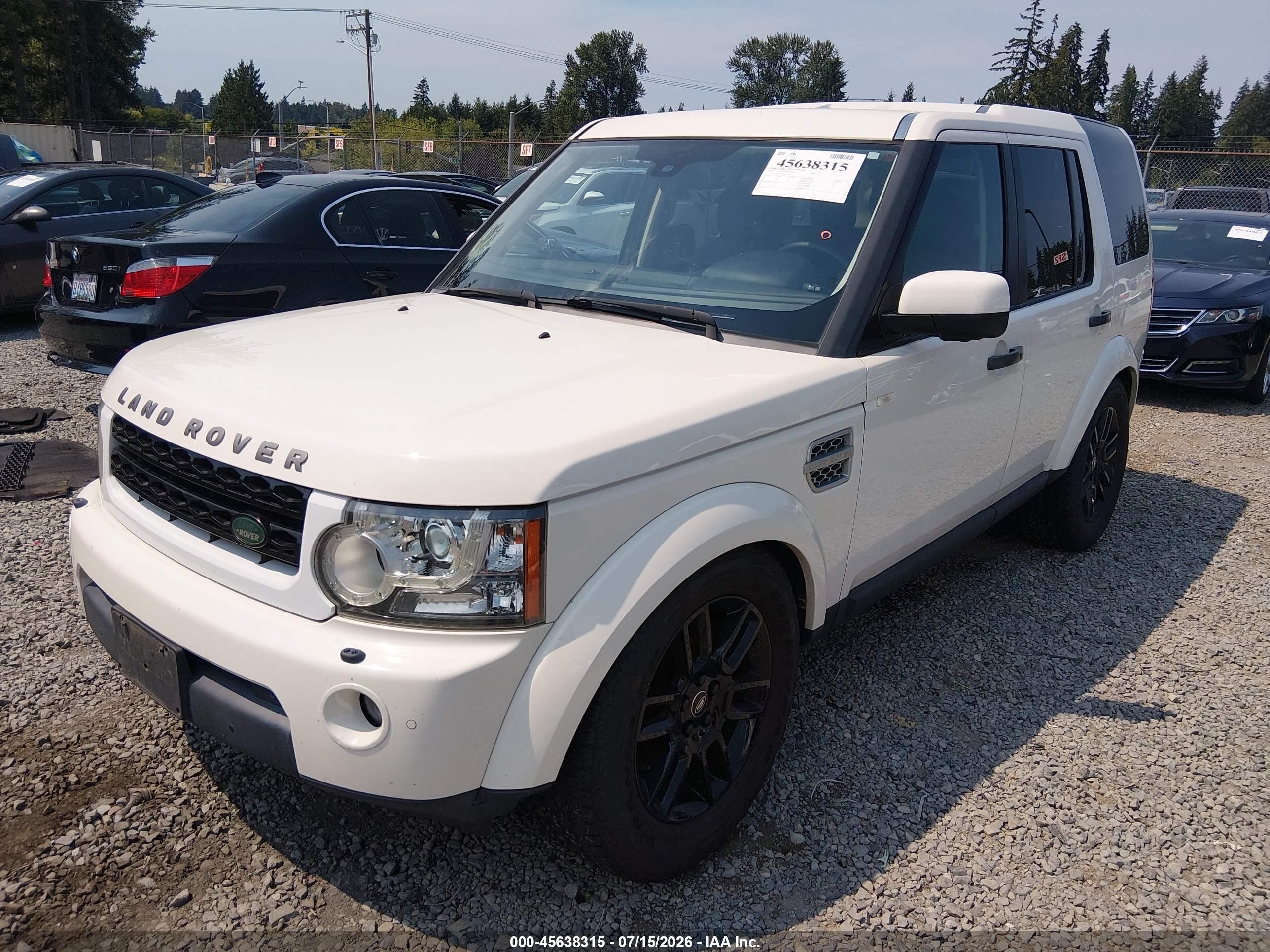 2010 Land Rover Lr4   White vin: SALAK2D41AA534345