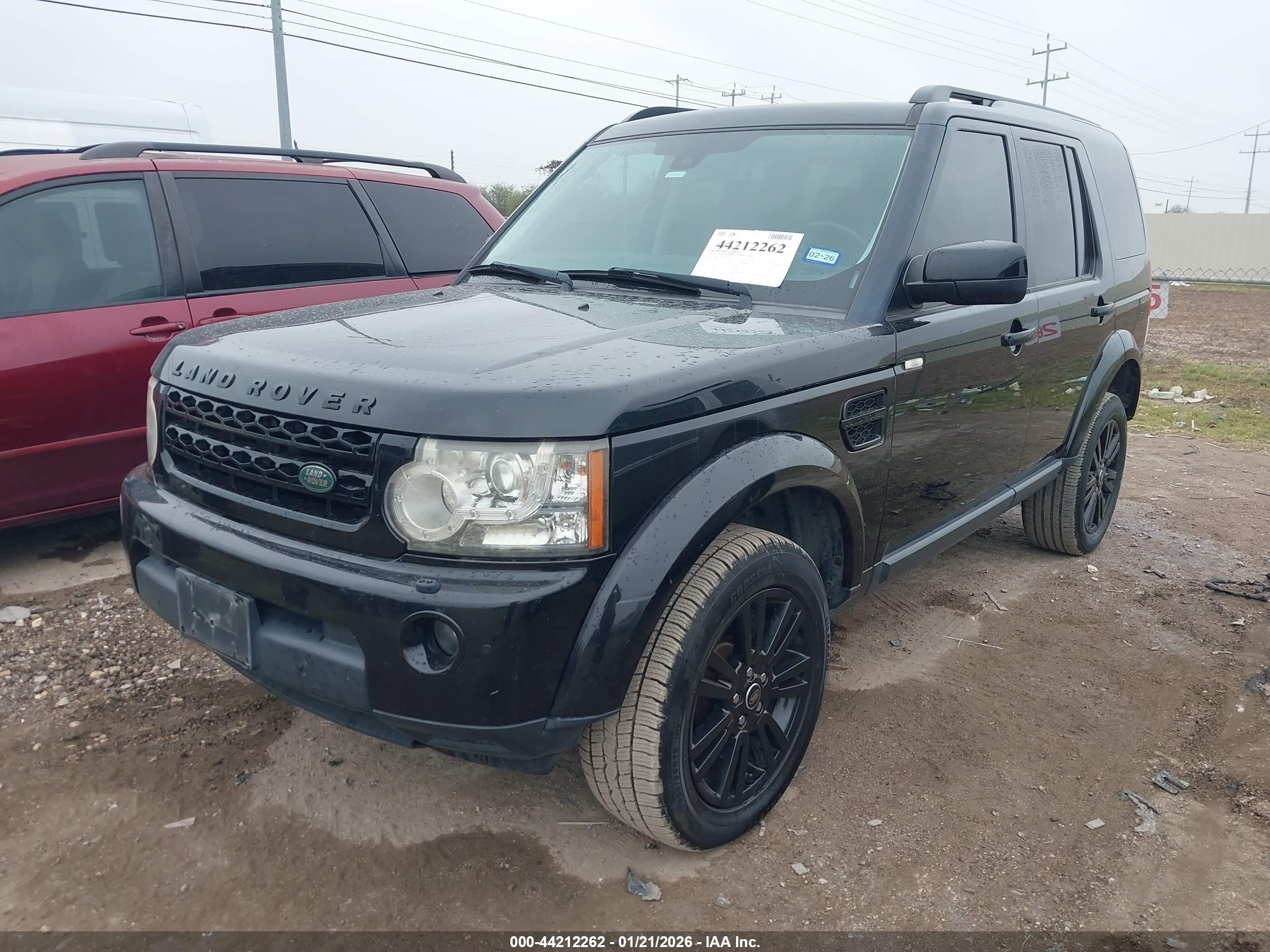 2013 Land Rover Lr4   Черный vin: SALAK2D46DA653383
