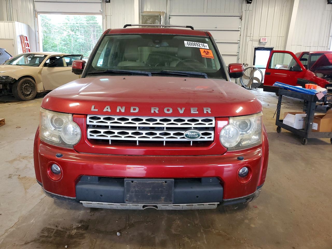 2011 Land Rover Lr4 Hse Luxury Red vin: SALAK2D48BA572298