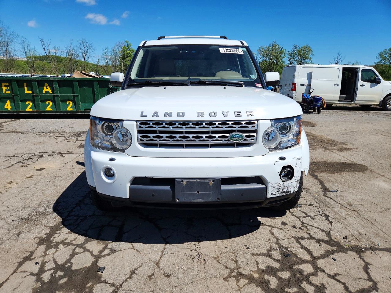 2011 Land Rover Lr4 Hse Luxury White vin: SALAK2D49BA557518