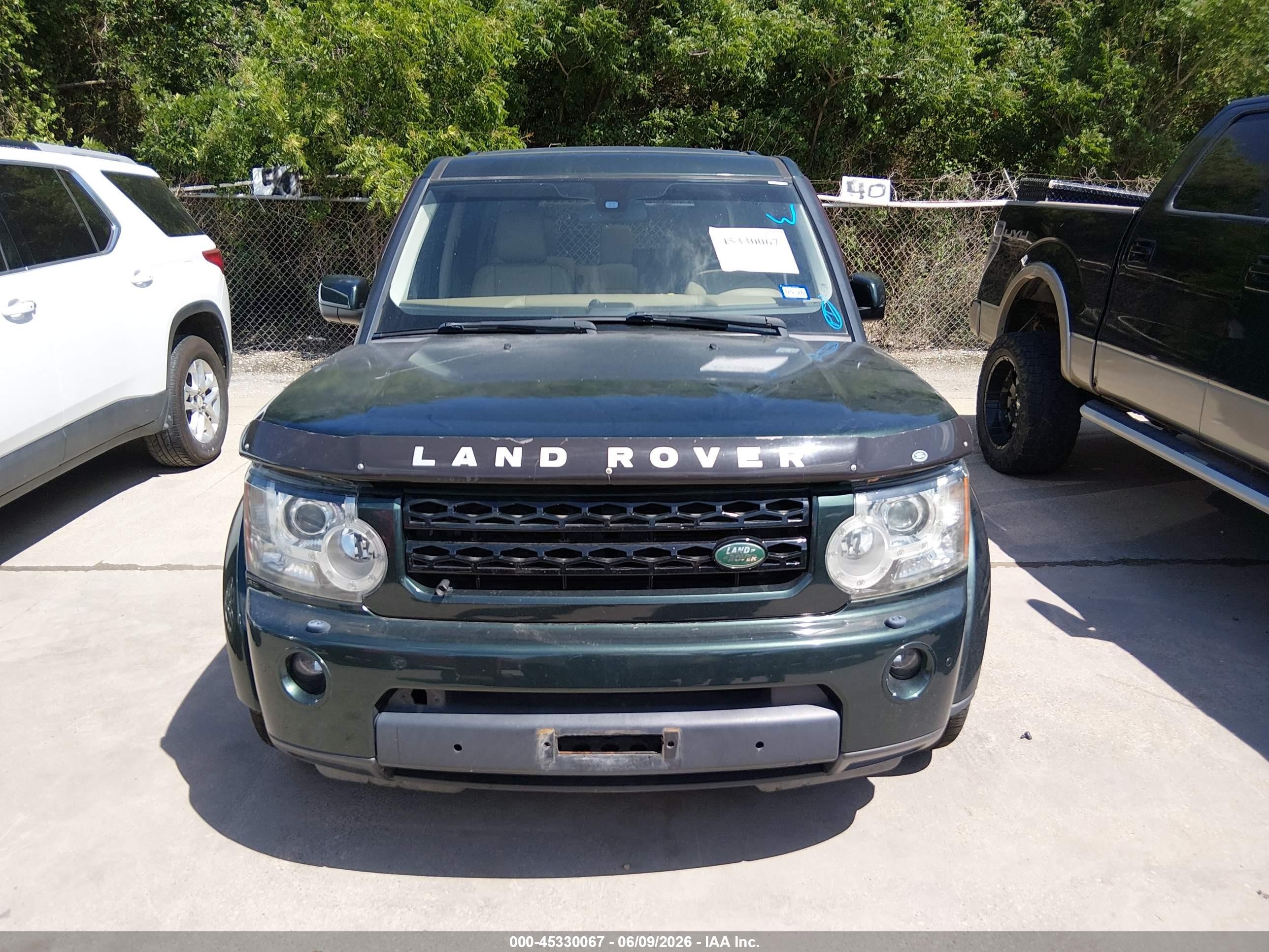 2011 Land Rover Lr4   Green vin: SALAK2D49BA572262