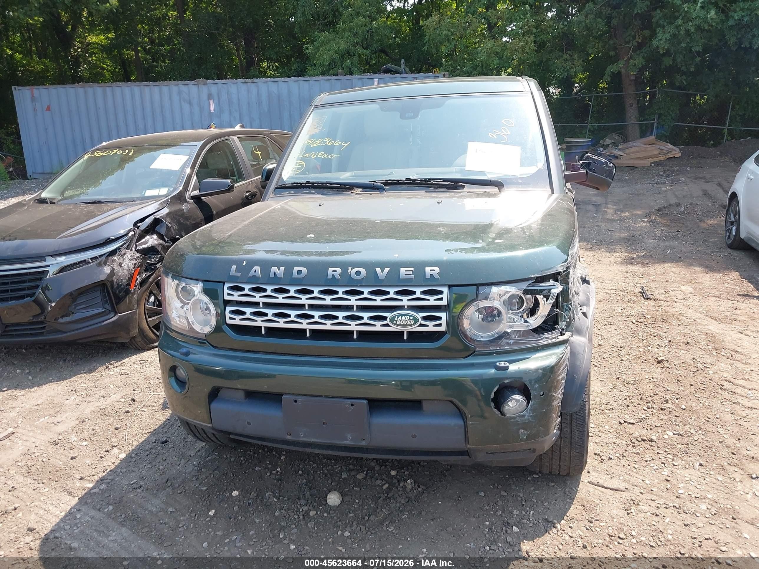 2011 Land Rover Lr4   Green vin: SALAK2D49BA586291