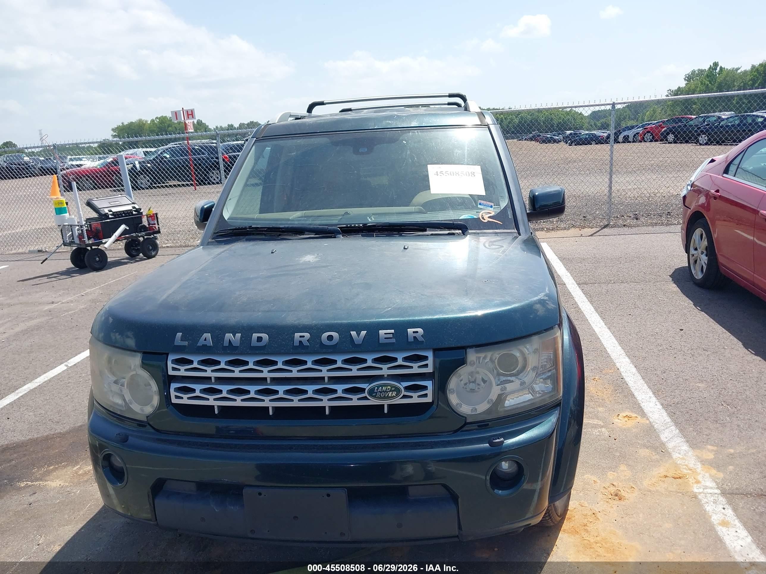 2012 Land Rover Lr4   Green vin: SALAK2D4XCA626086