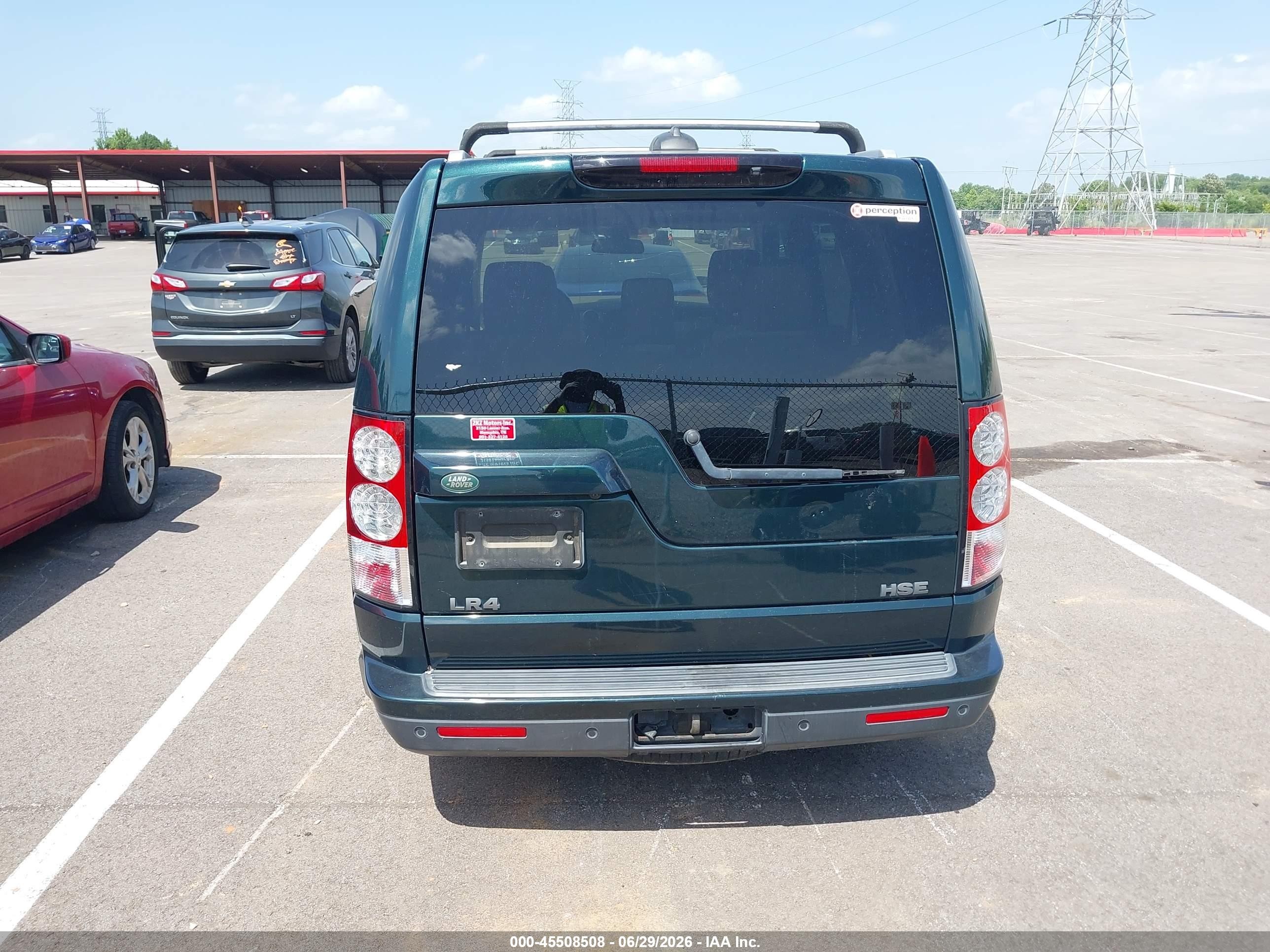 2012 Land Rover Lr4   Green vin: SALAK2D4XCA626086