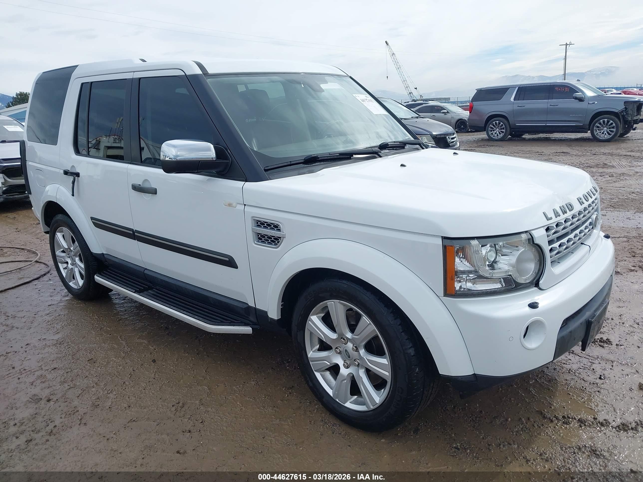 2013 Land Rover Lr4   White vin: SALAK2D4XDA660241