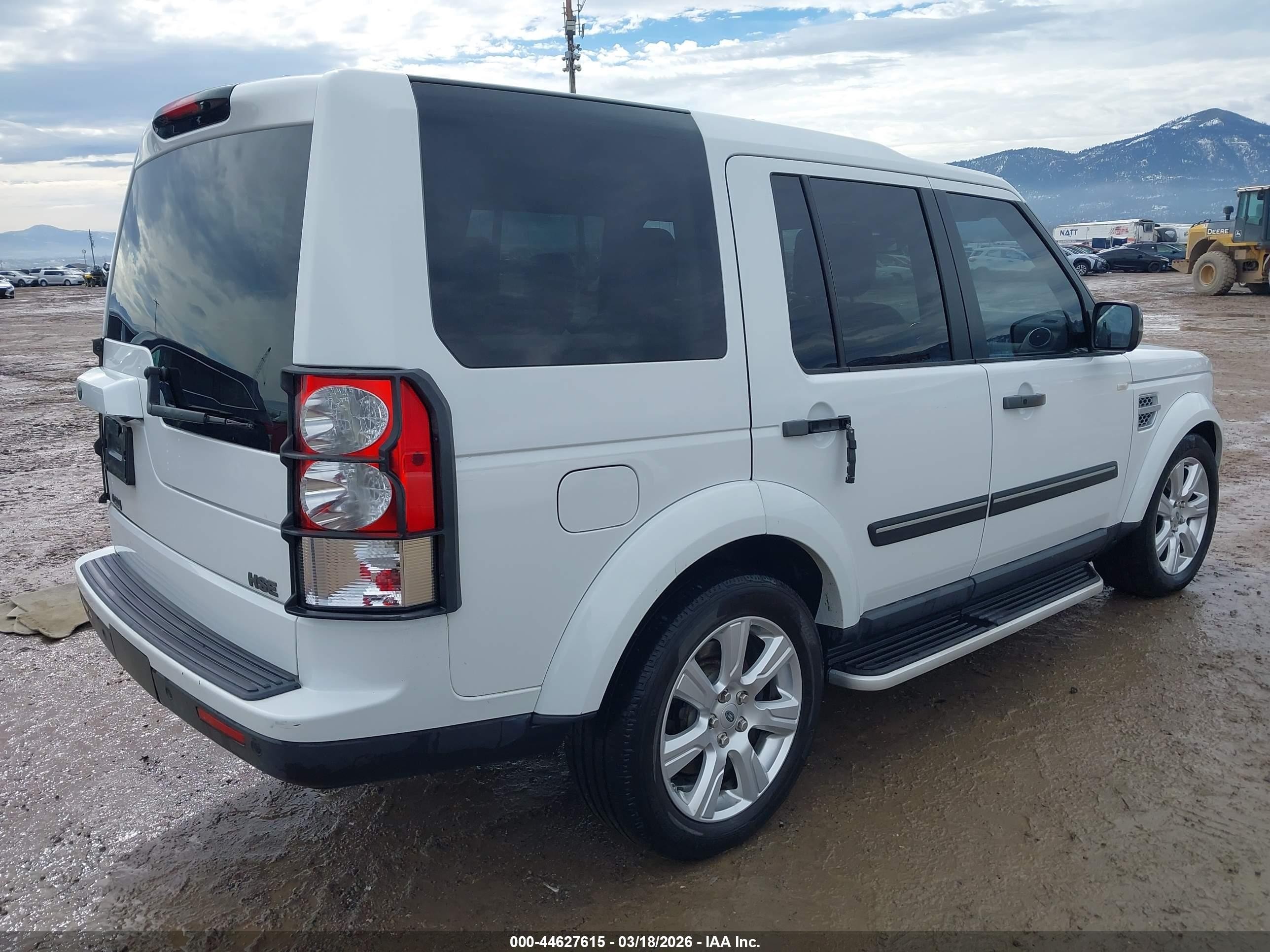 2013 Land Rover Lr4   White vin: SALAK2D4XDA660241
