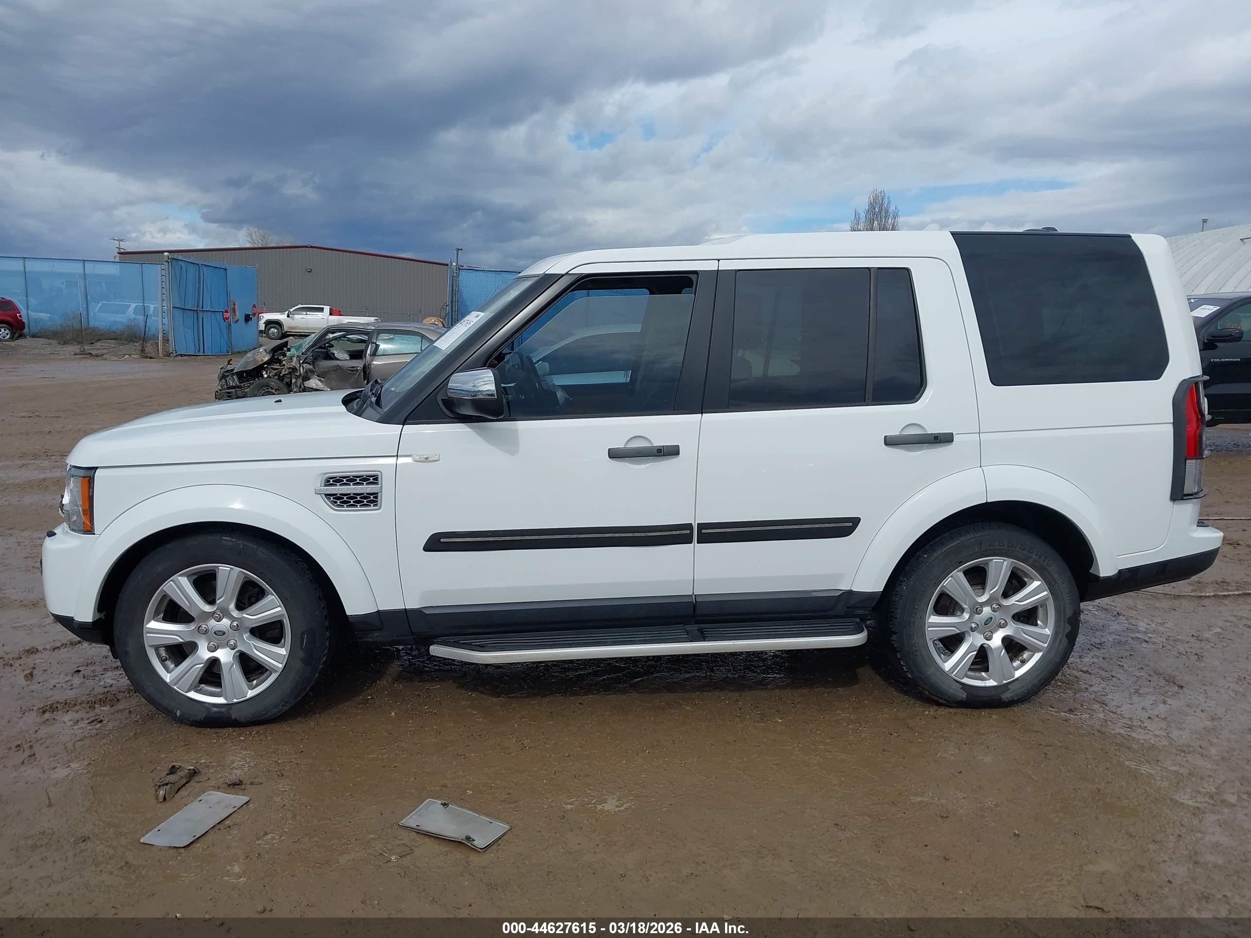 2013 Land Rover Lr4   White vin: SALAK2D4XDA660241