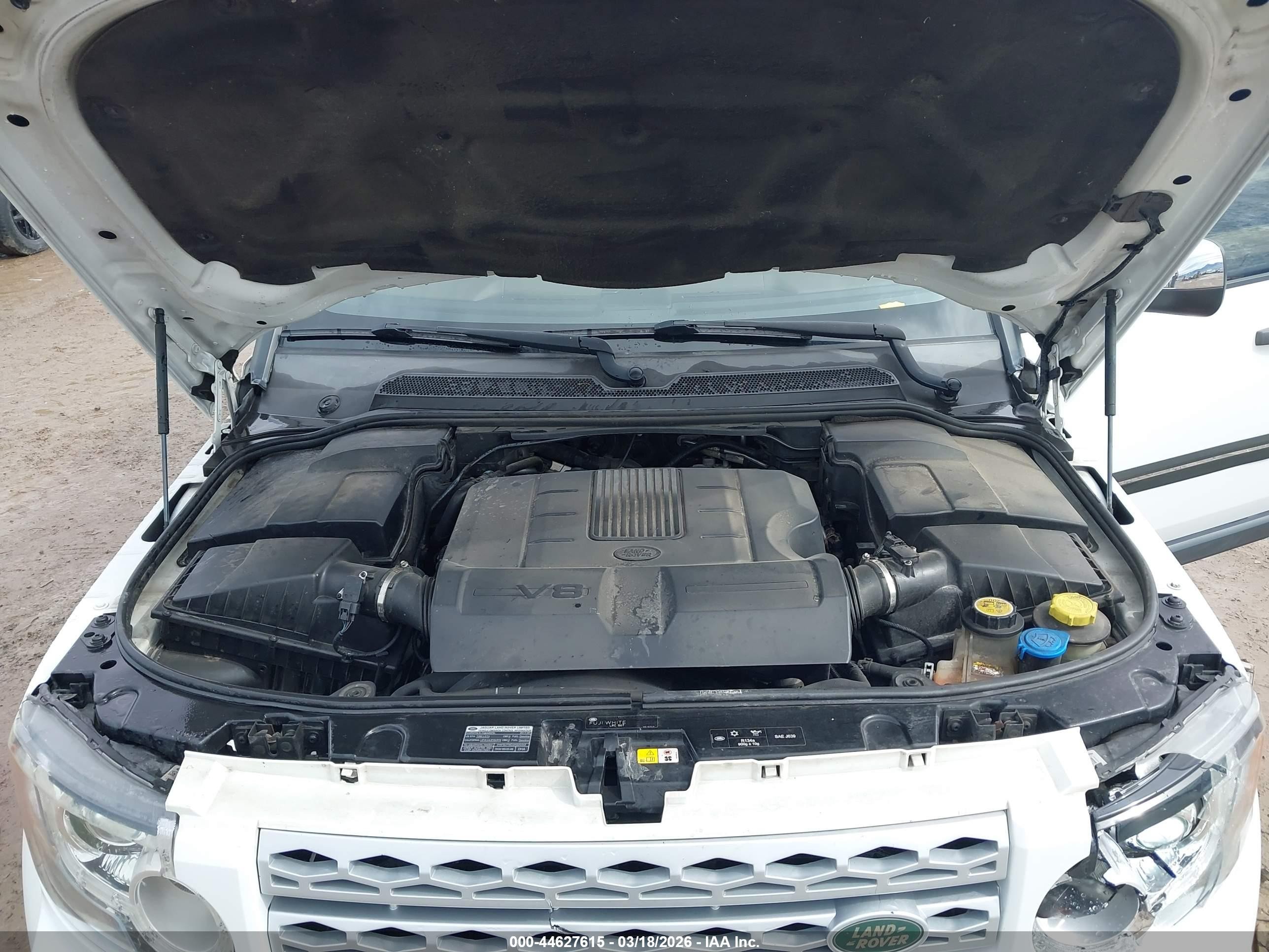 2013 Land Rover Lr4   White vin: SALAK2D4XDA660241