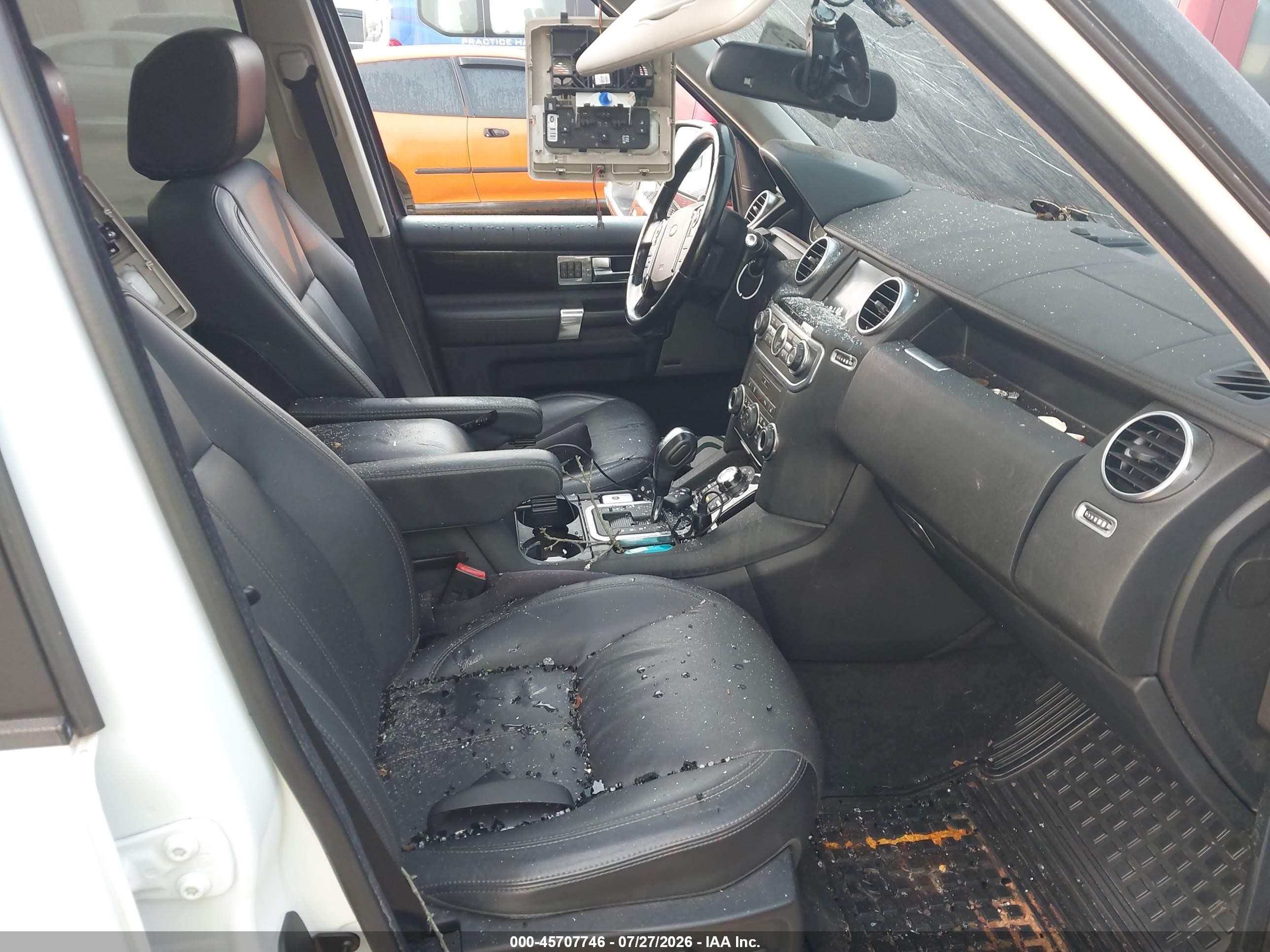 2013 Land Rover Lr4   White vin: SALAK2D4XDA679985