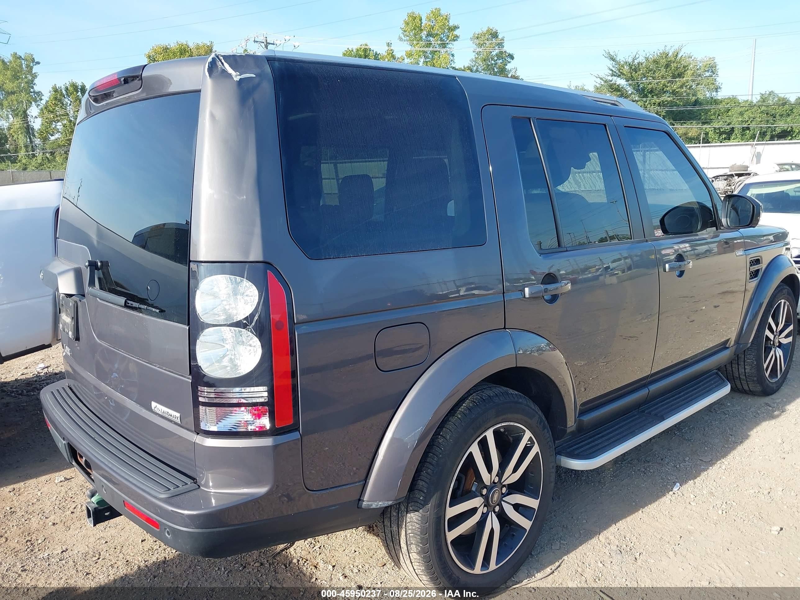 2016 Land Rover Lr4 Серый vin: SALAK2V63GA824806