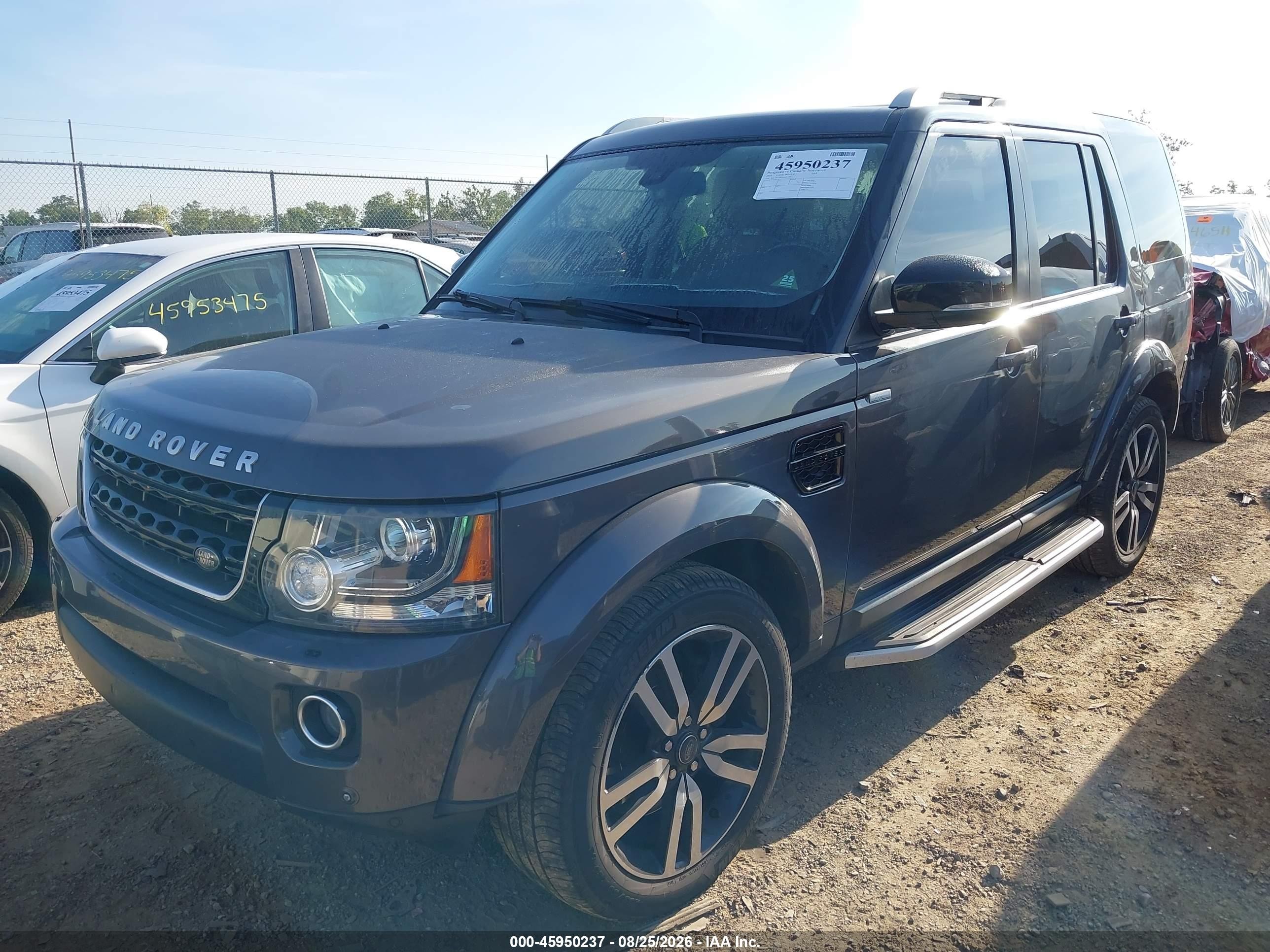 2016 Land Rover Lr4 Серый vin: SALAK2V63GA824806