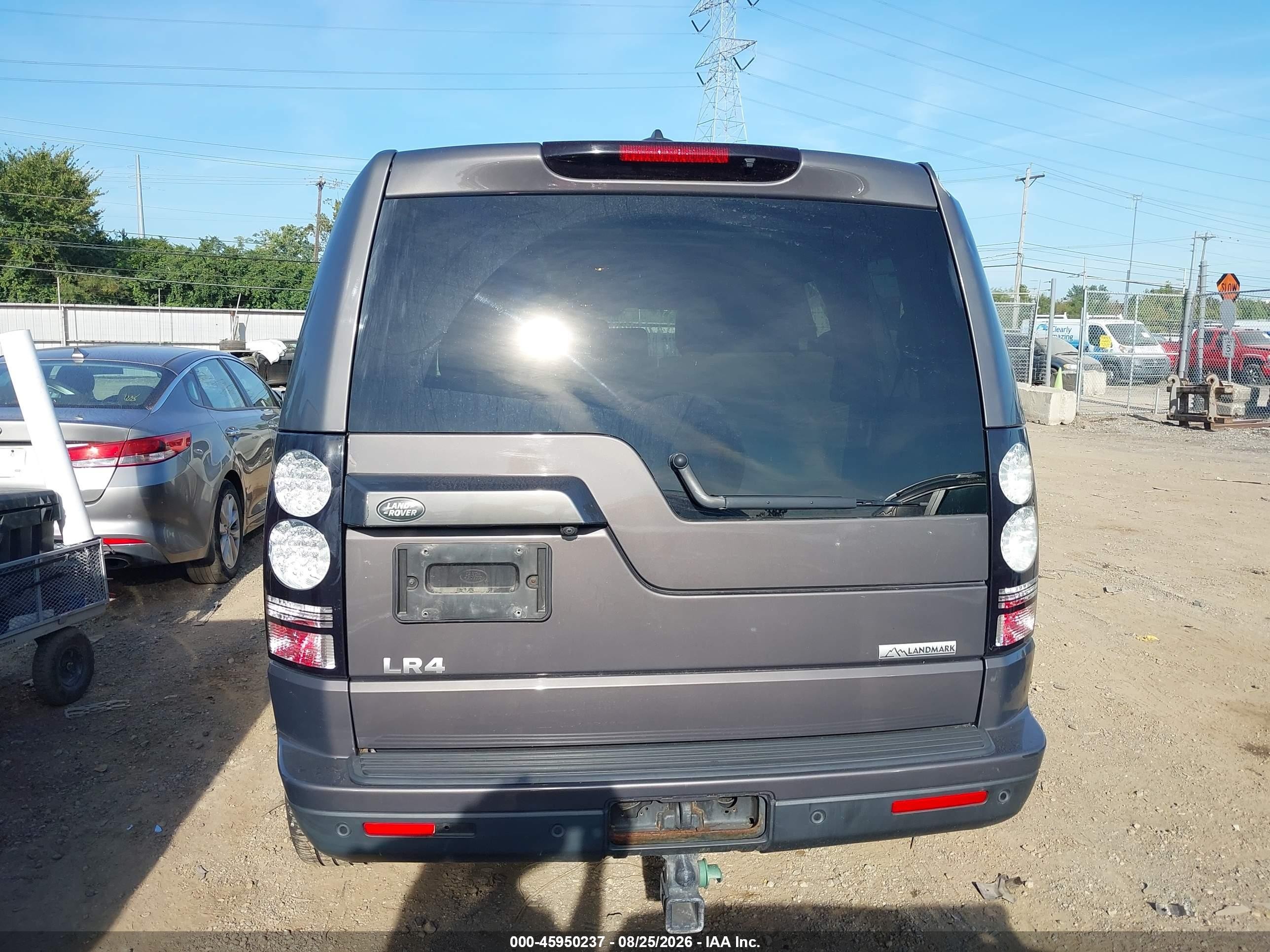 2016 Land Rover Lr4 Серый vin: SALAK2V63GA824806