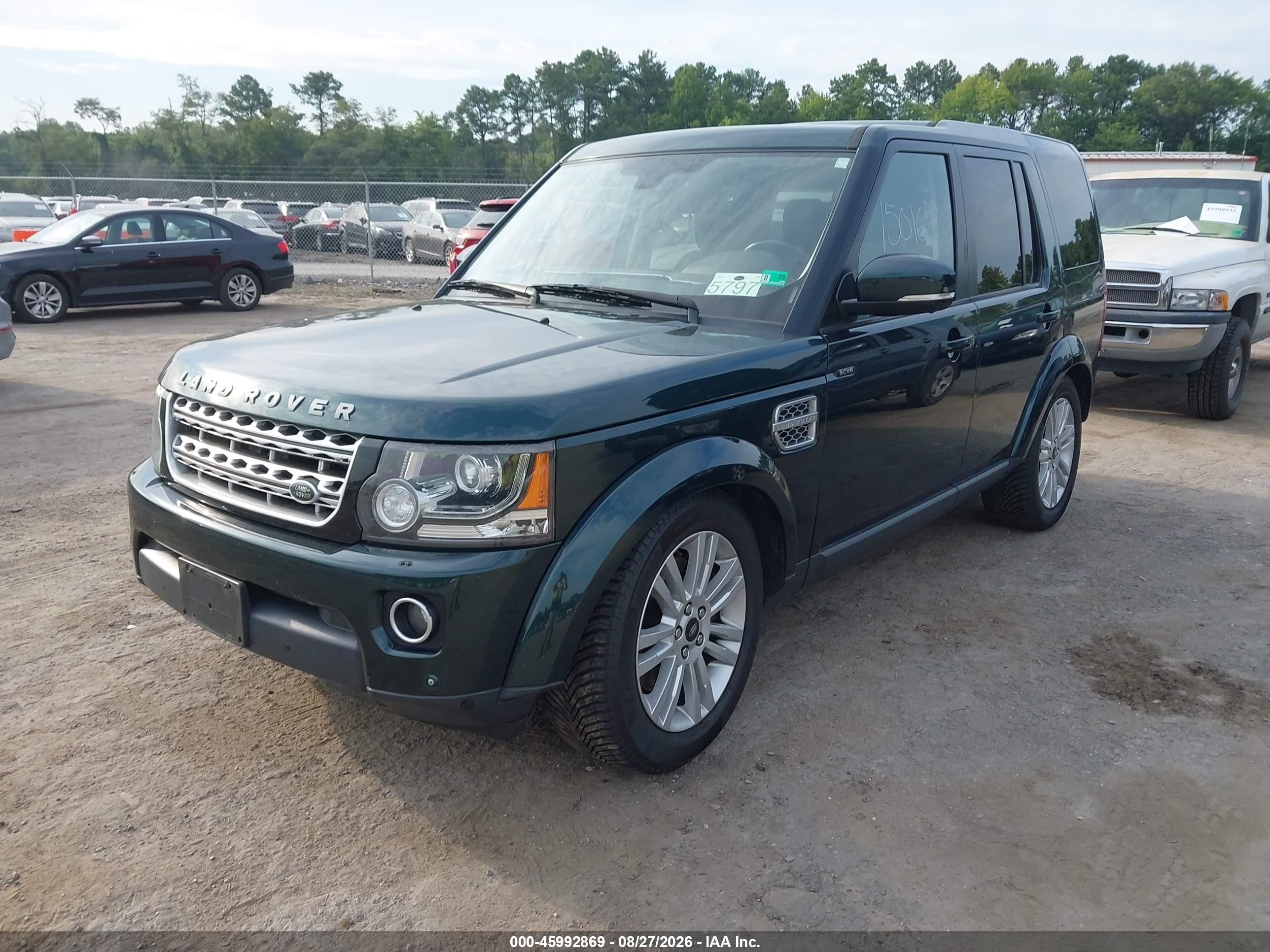 2014 Land Rover Lr4   Green vin: SALAK2V66EA727340