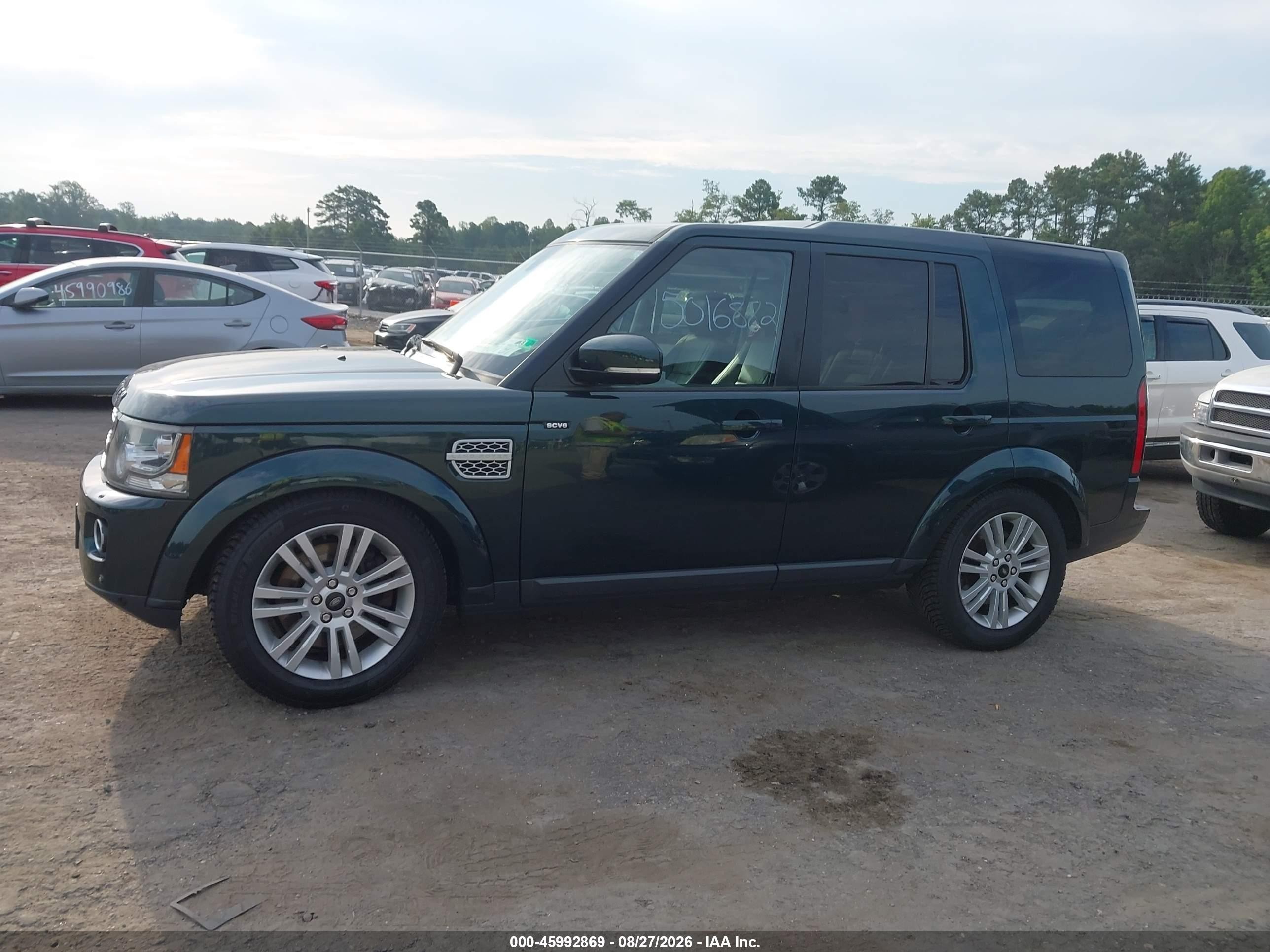 2014 Land Rover Lr4   Green vin: SALAK2V66EA727340