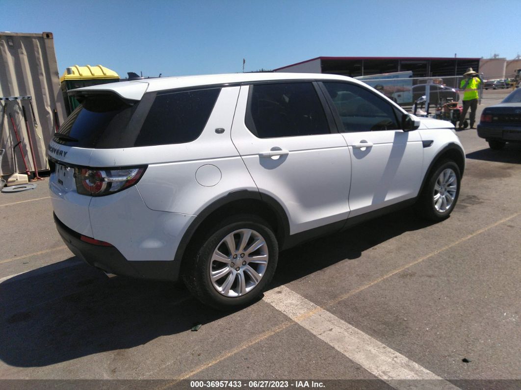 2016 Land Rover Discovery Sport Se Белый vin: SALCP2BG1GH623503