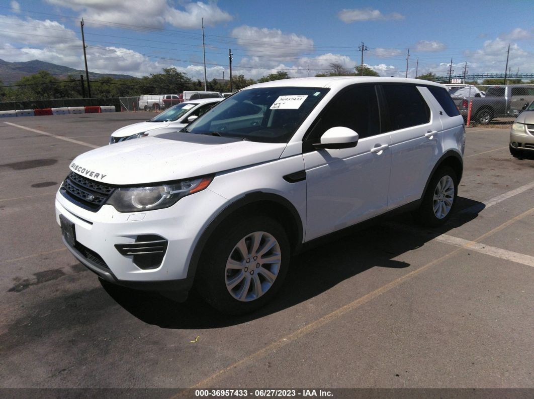 2016 Land Rover Discovery Sport Se Белый vin: SALCP2BG1GH623503
