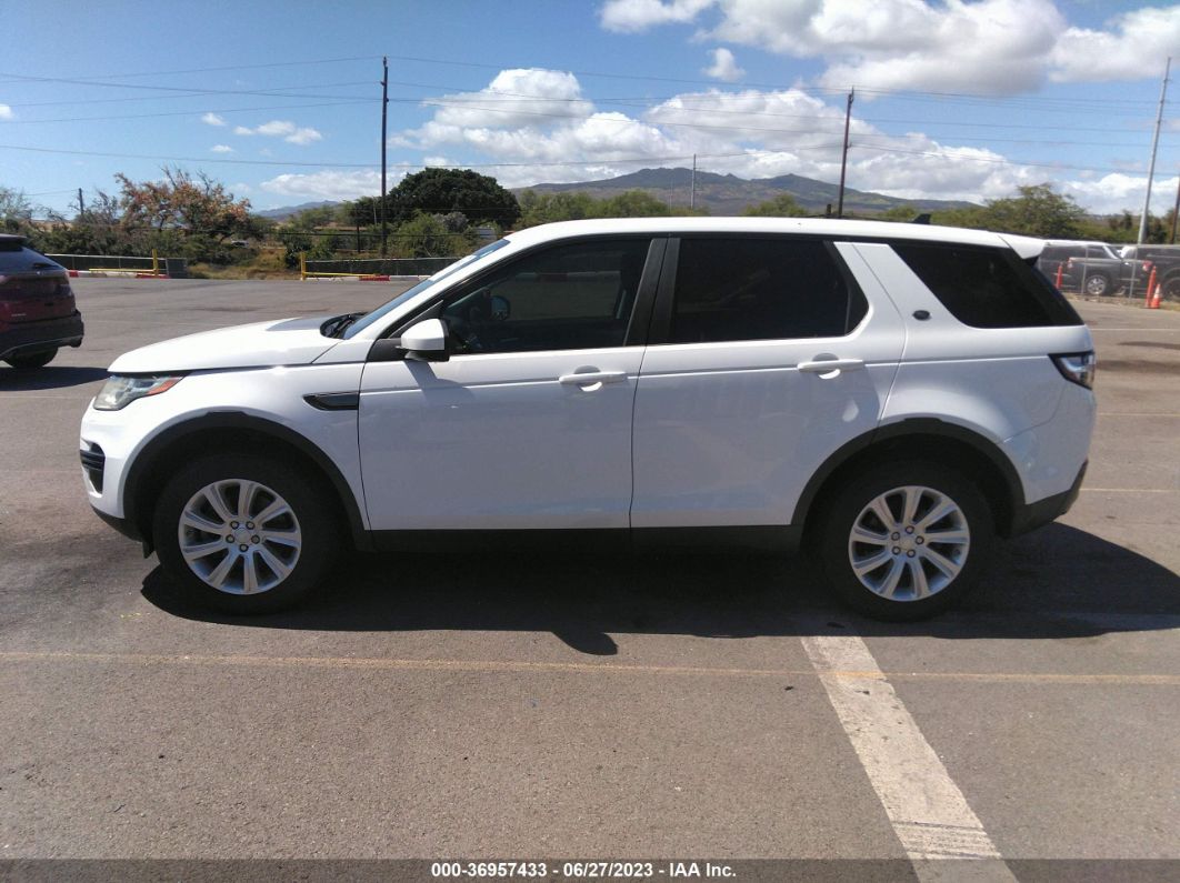 2016 Land Rover Discovery Sport Se Белый vin: SALCP2BG1GH623503