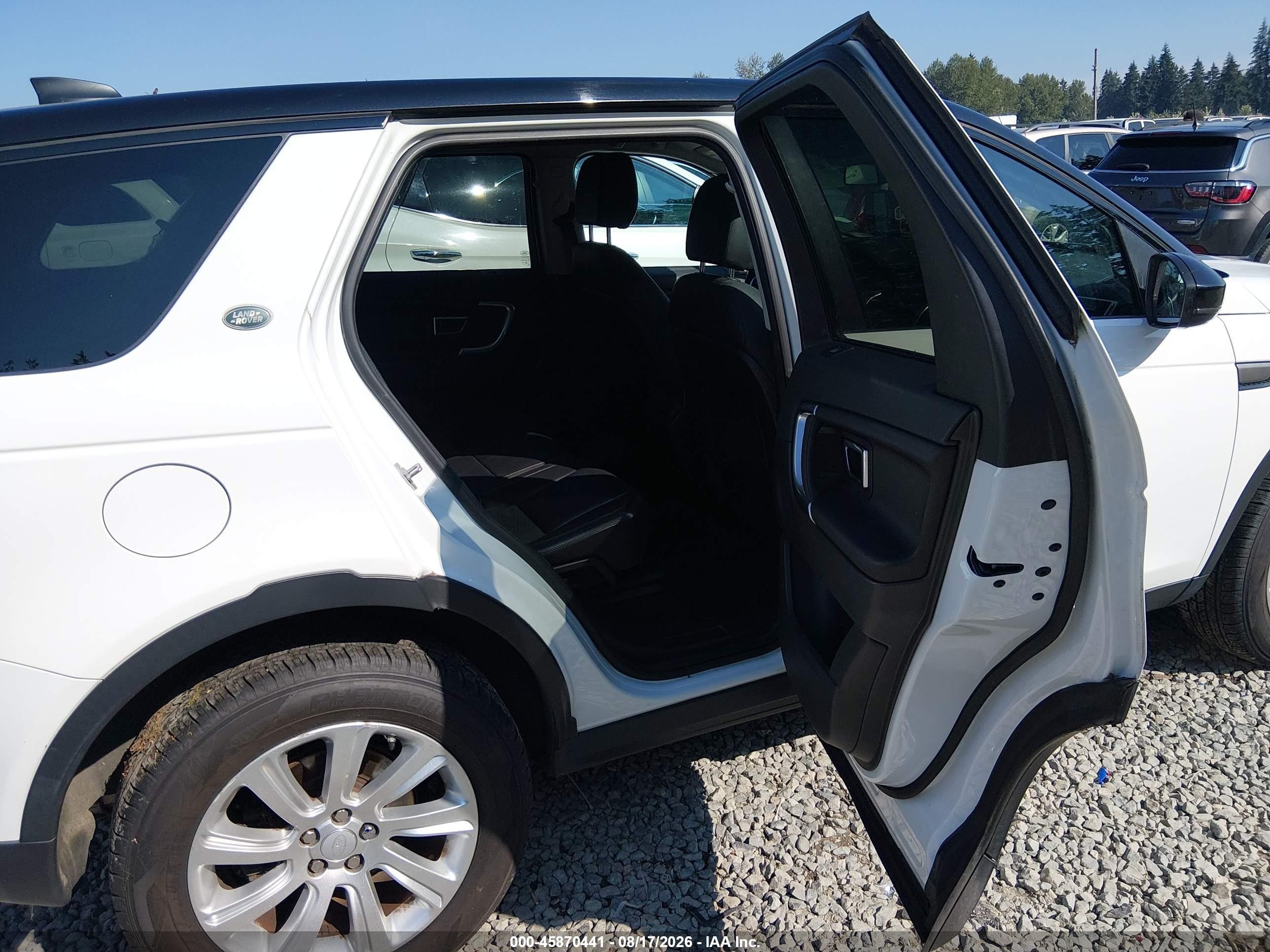 2017 Land Rover Discovery Sport Se Белый vin: SALCP2BGXHH714013