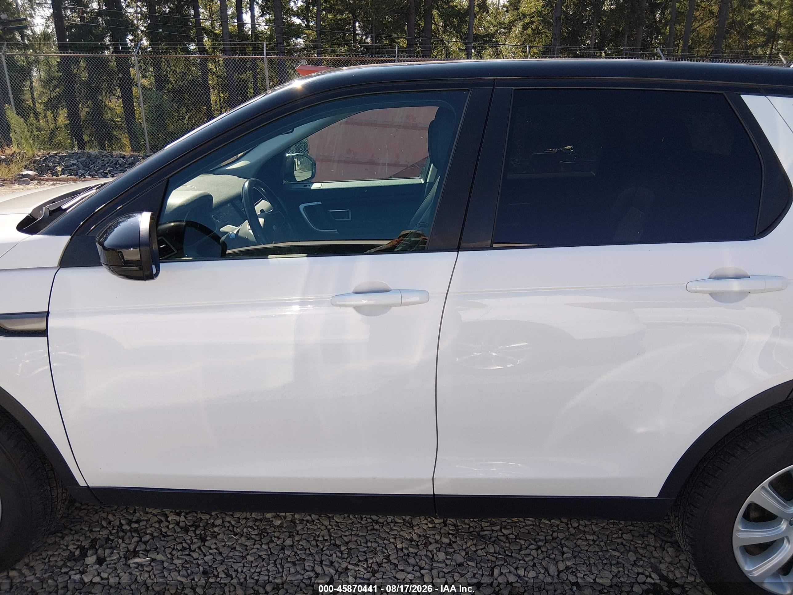 2017 Land Rover Discovery Sport Se Белый vin: SALCP2BGXHH714013