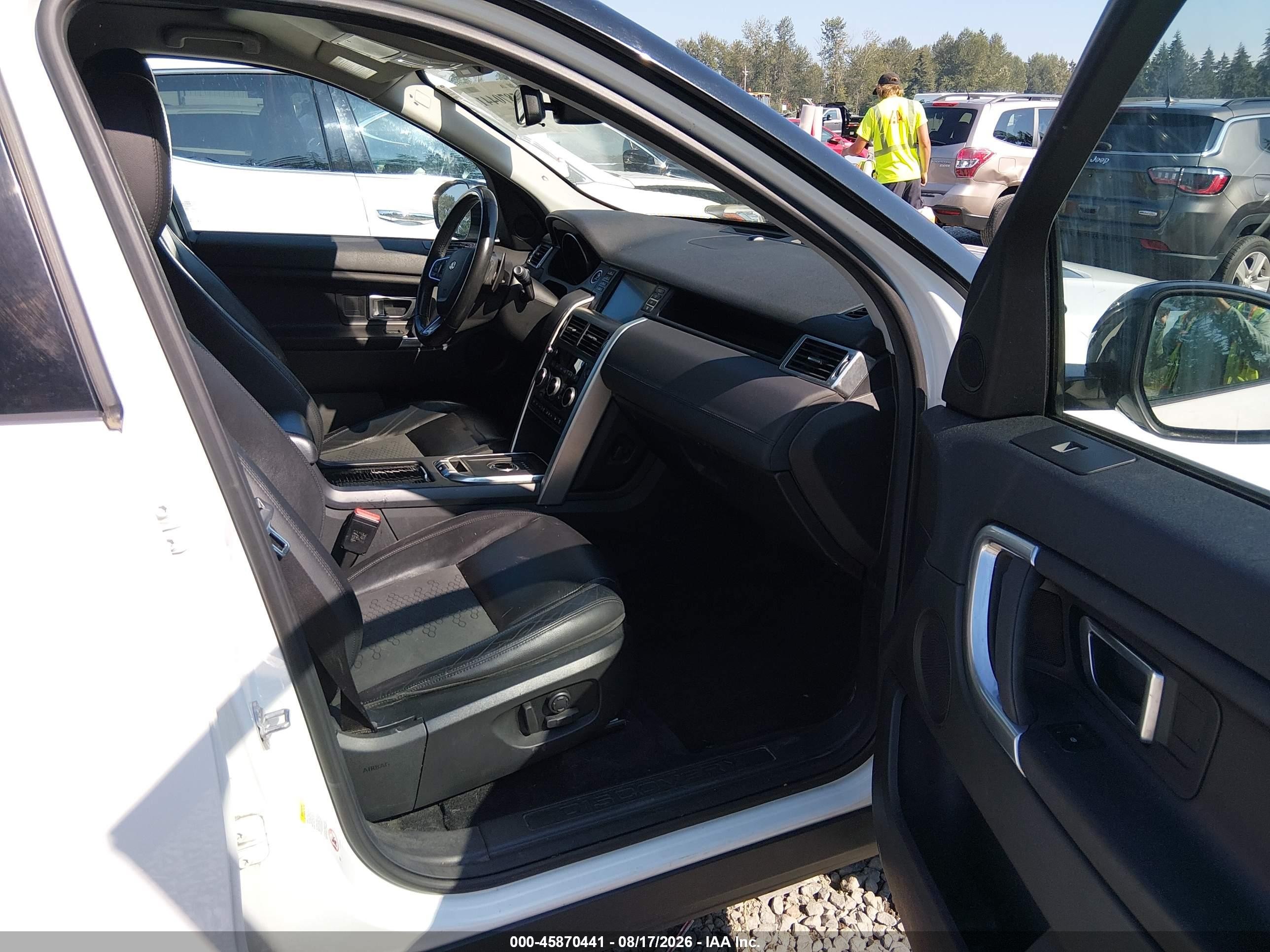 2017 Land Rover Discovery Sport Se Белый vin: SALCP2BGXHH714013
