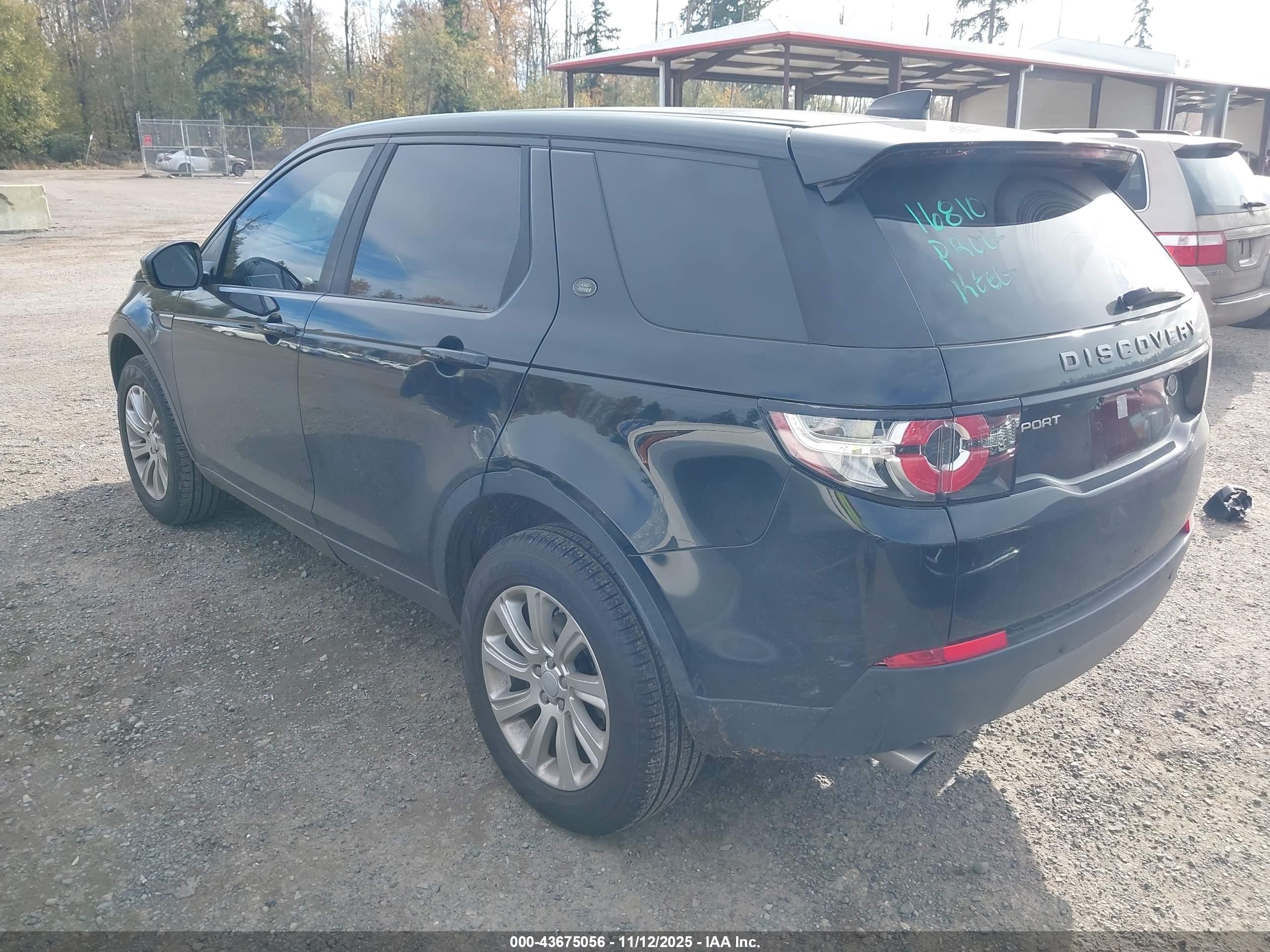 2018 Land Rover Discovery Sport Se Black vin: SALCP2RX2JH739421