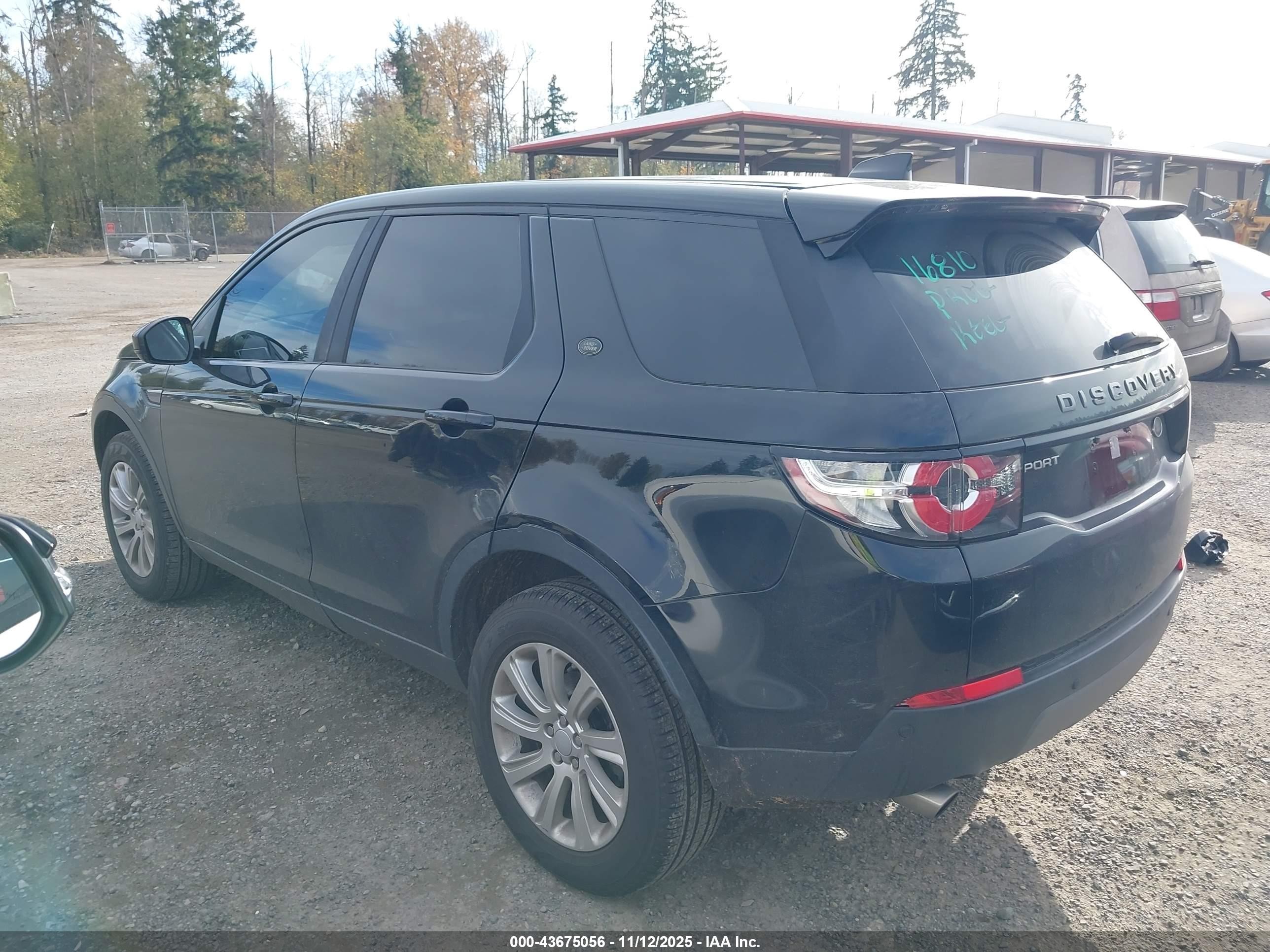 2018 Land Rover Discovery Sport Se Black vin: SALCP2RX2JH739421