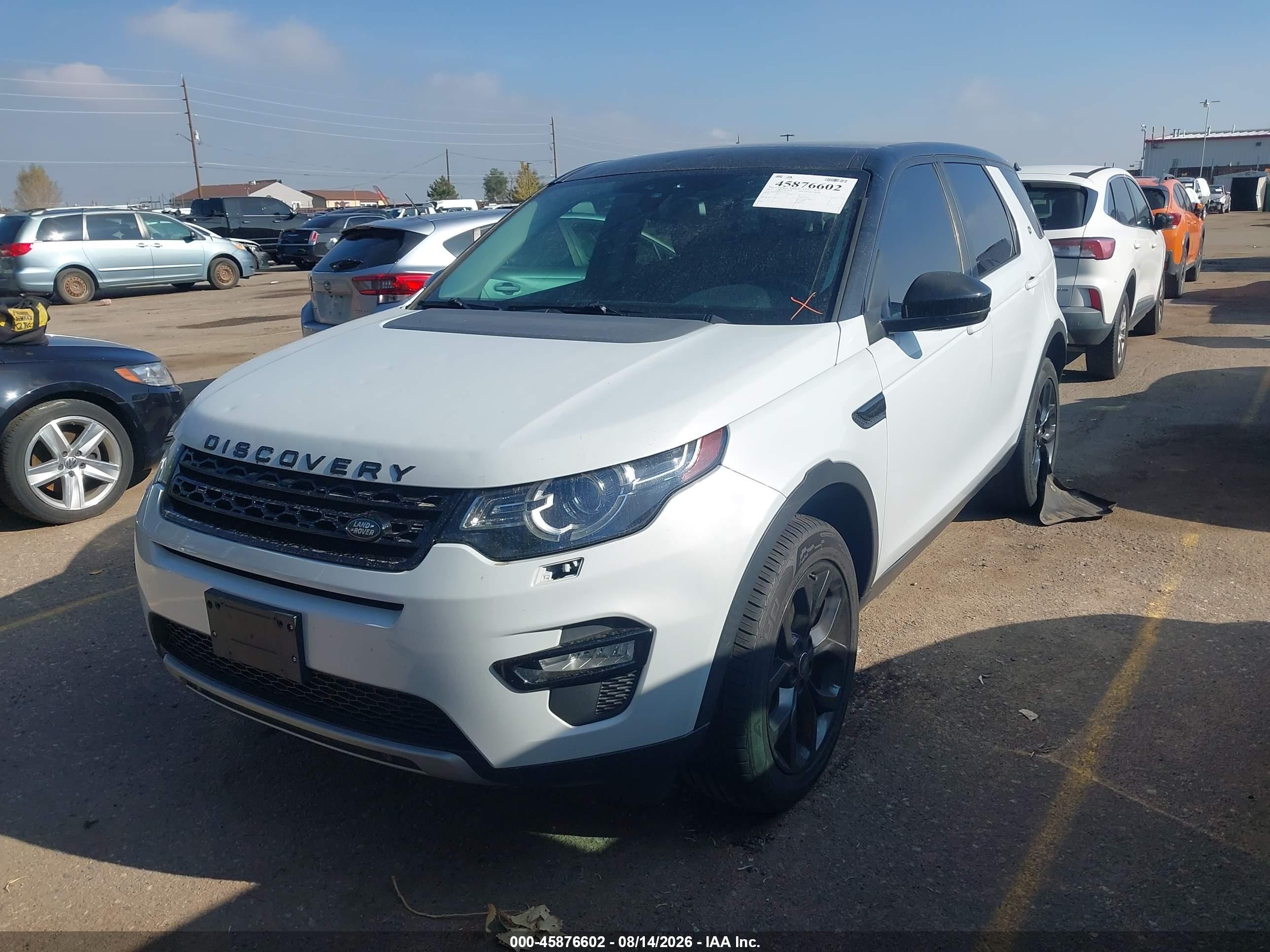 2015 Land Rover Discovery Sport Hse White vin: SALCR2BG2FH513343