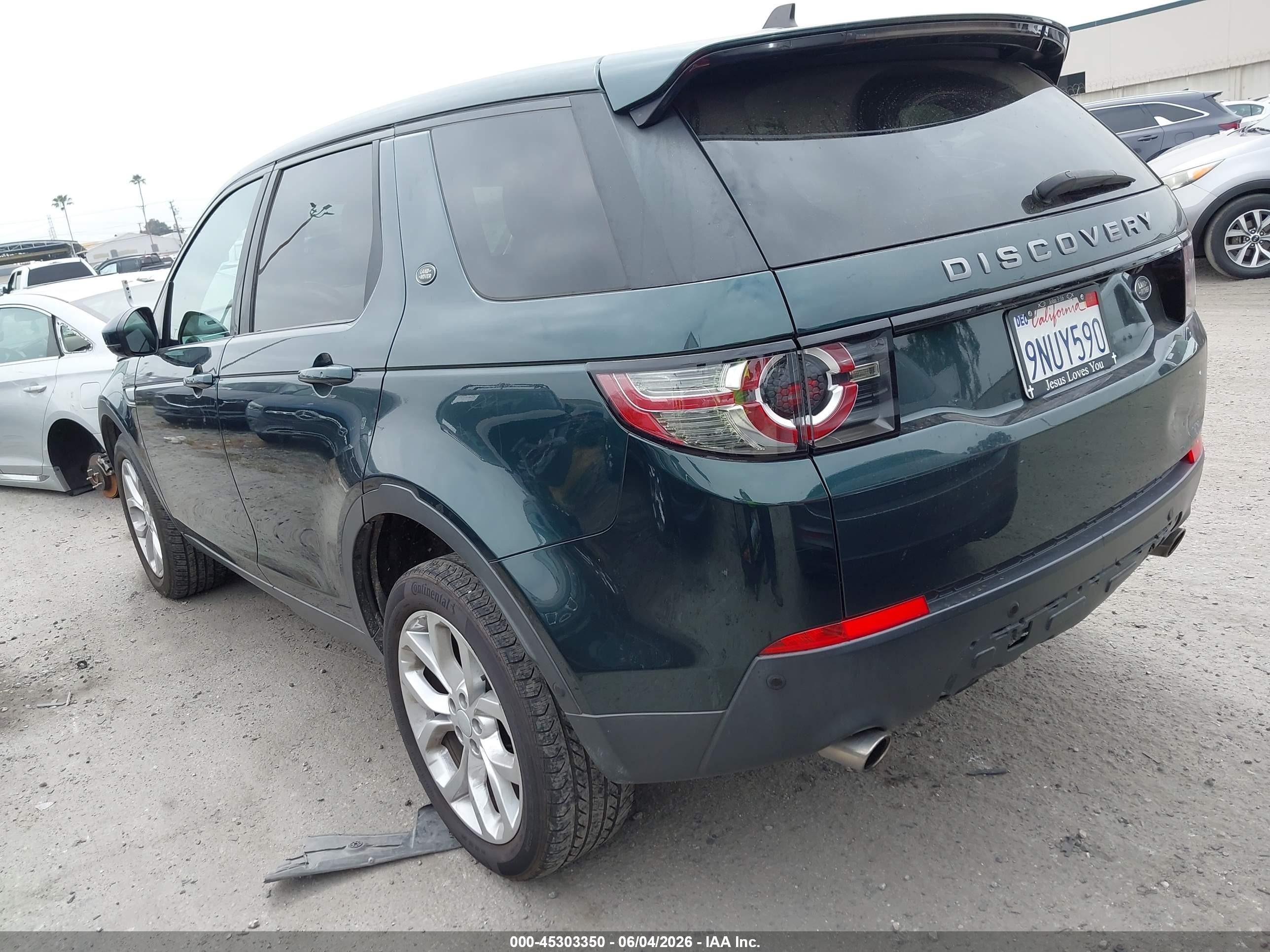 2015 Land Rover Discovery Sport Hse Navy vin: SALCR2BG3FH500598
