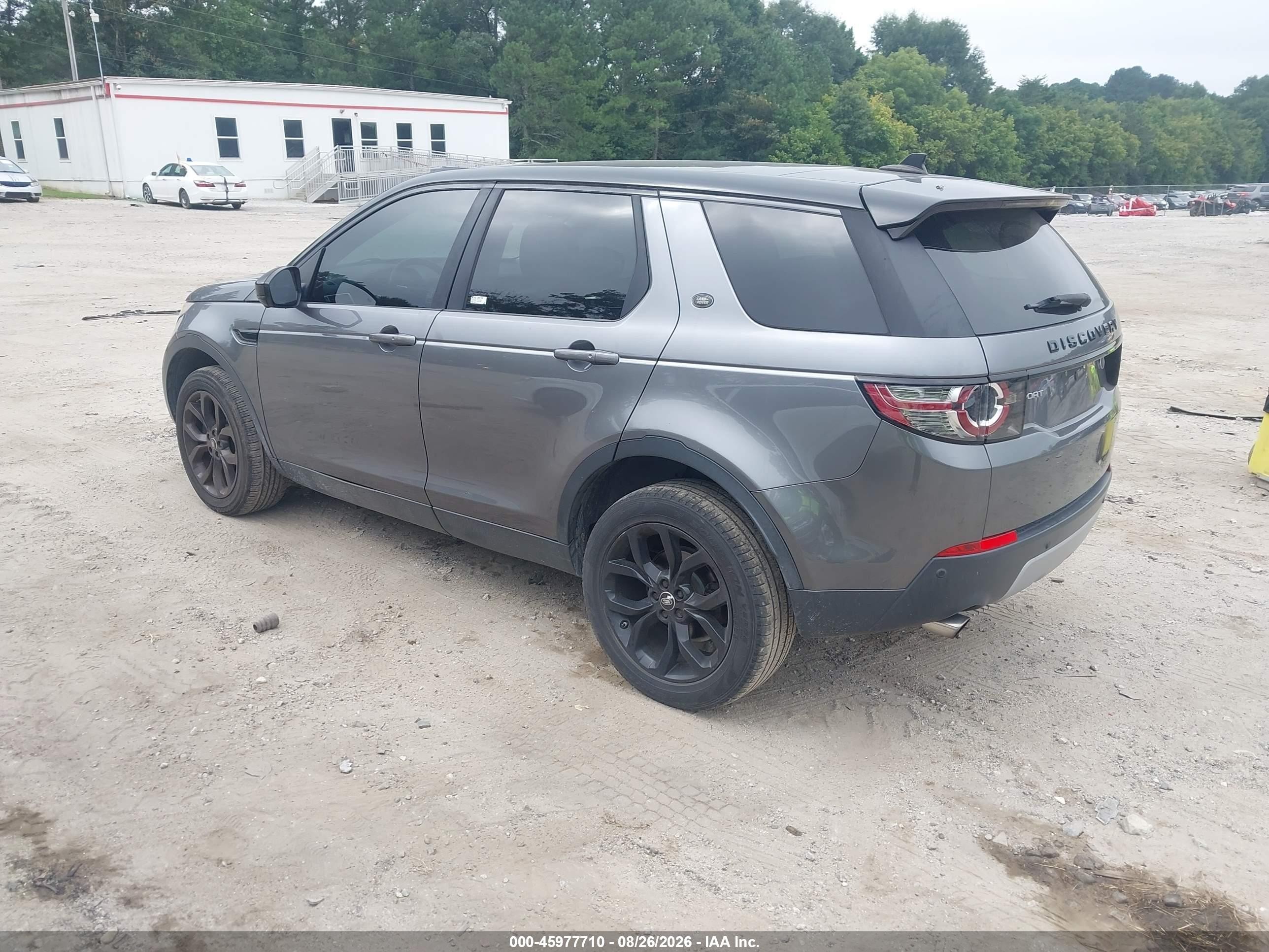 2015 Land Rover Discovery Sport Hse Gray vin: SALCR2BG3FH536954