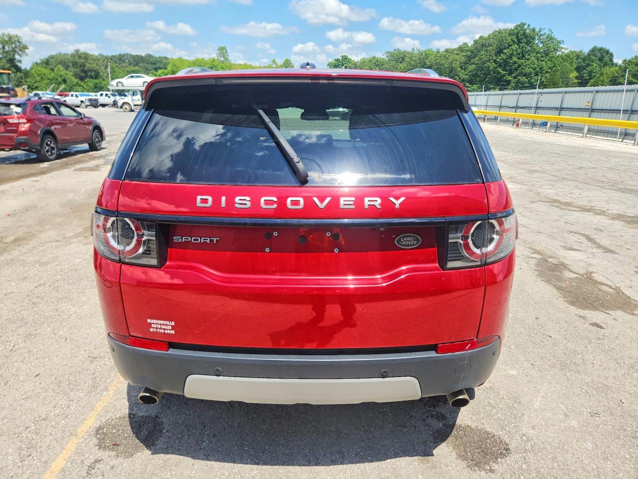 2015 Land Rover Discovery Sport Hse Красный vin: SALCR2BG4FH538003