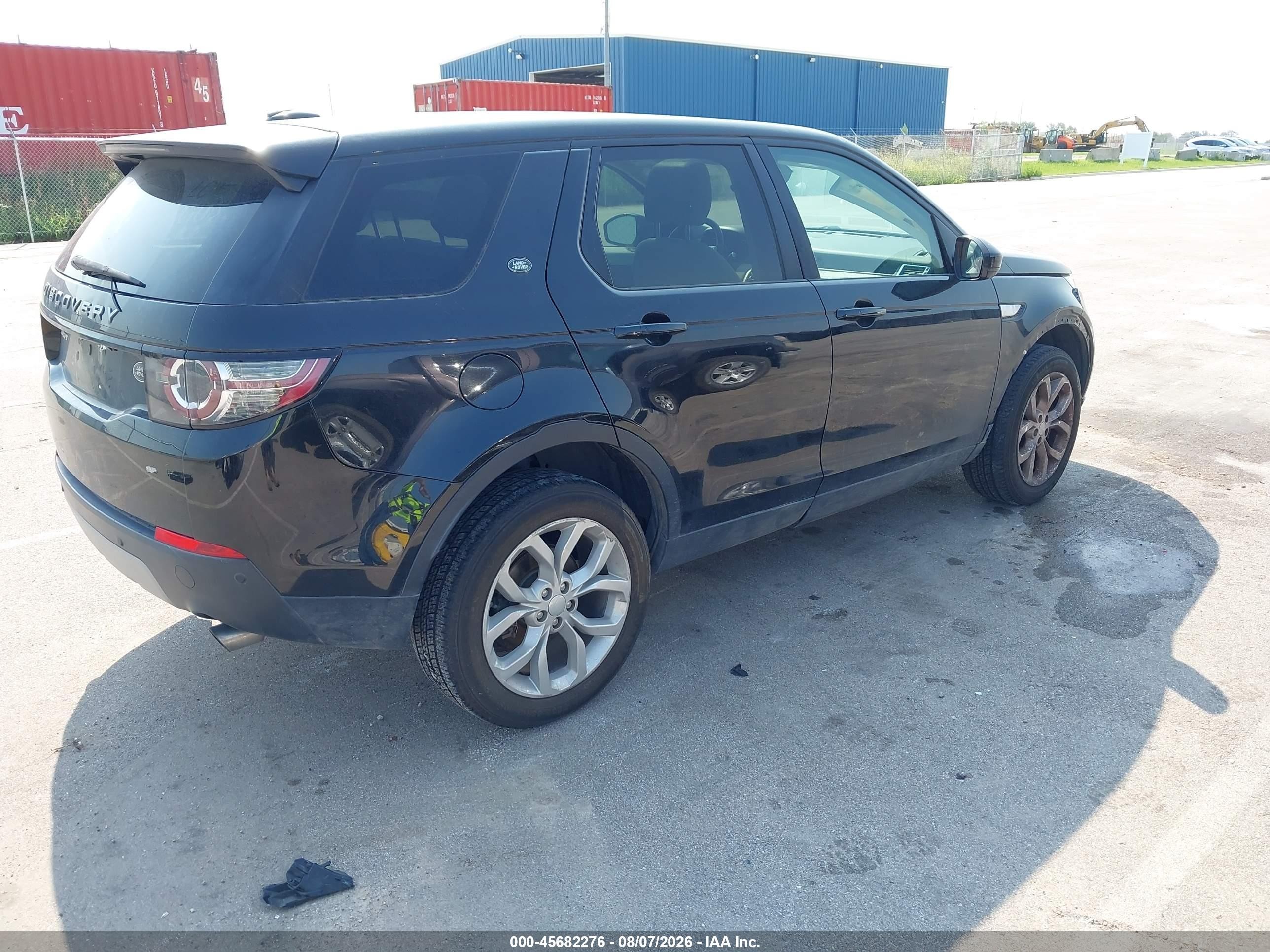 2015 Land Rover Discovery Sport Hse Black vin: SALCR2BG4FH544349