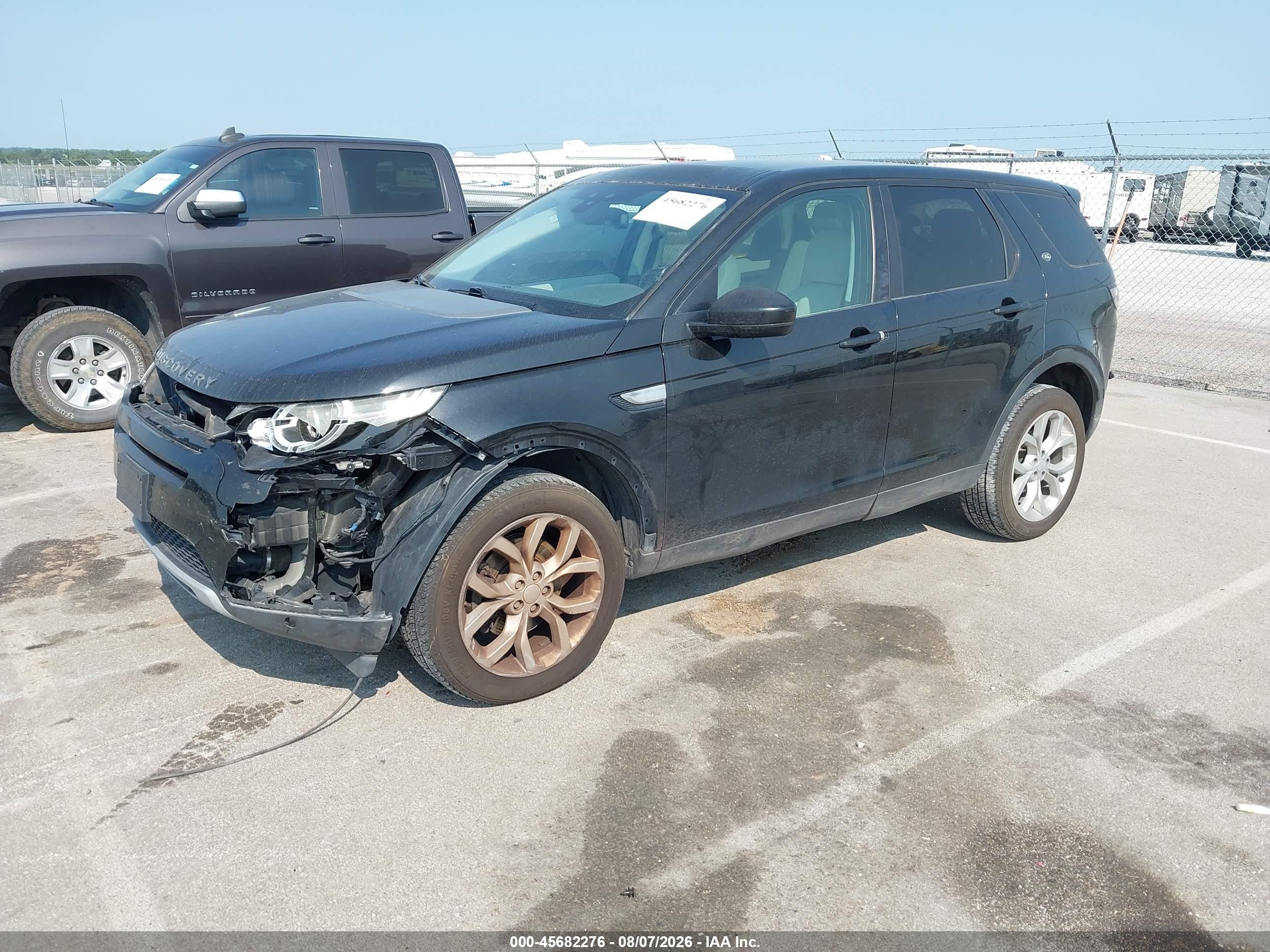 2015 Land Rover Discovery Sport Hse Black vin: SALCR2BG4FH544349