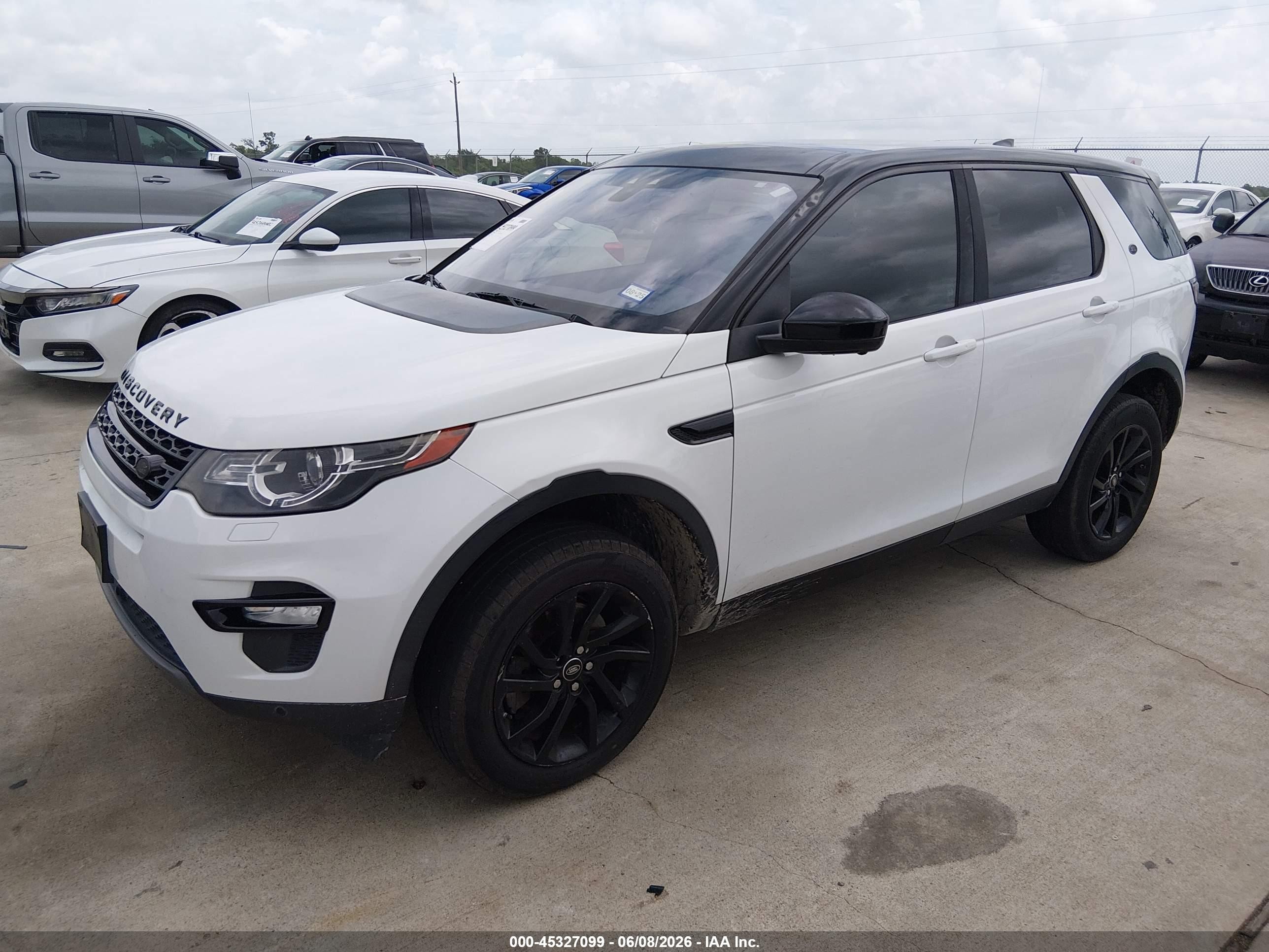 2017 Land Rover Discovery Sport Hse Белый vin: SALCR2BG7HH706395