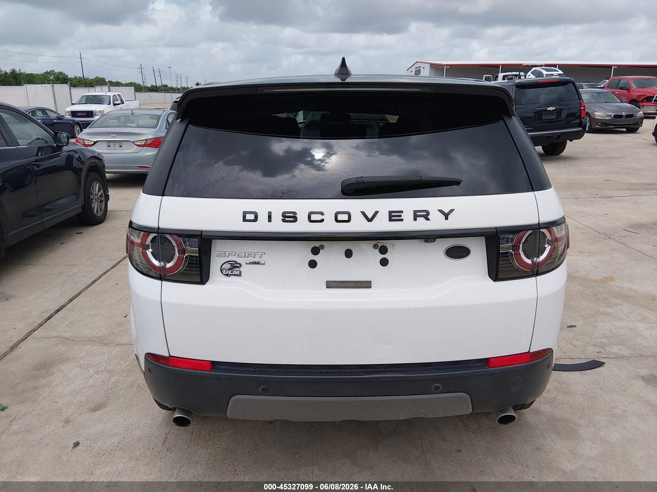 2017 Land Rover Discovery Sport Hse Белый vin: SALCR2BG7HH706395