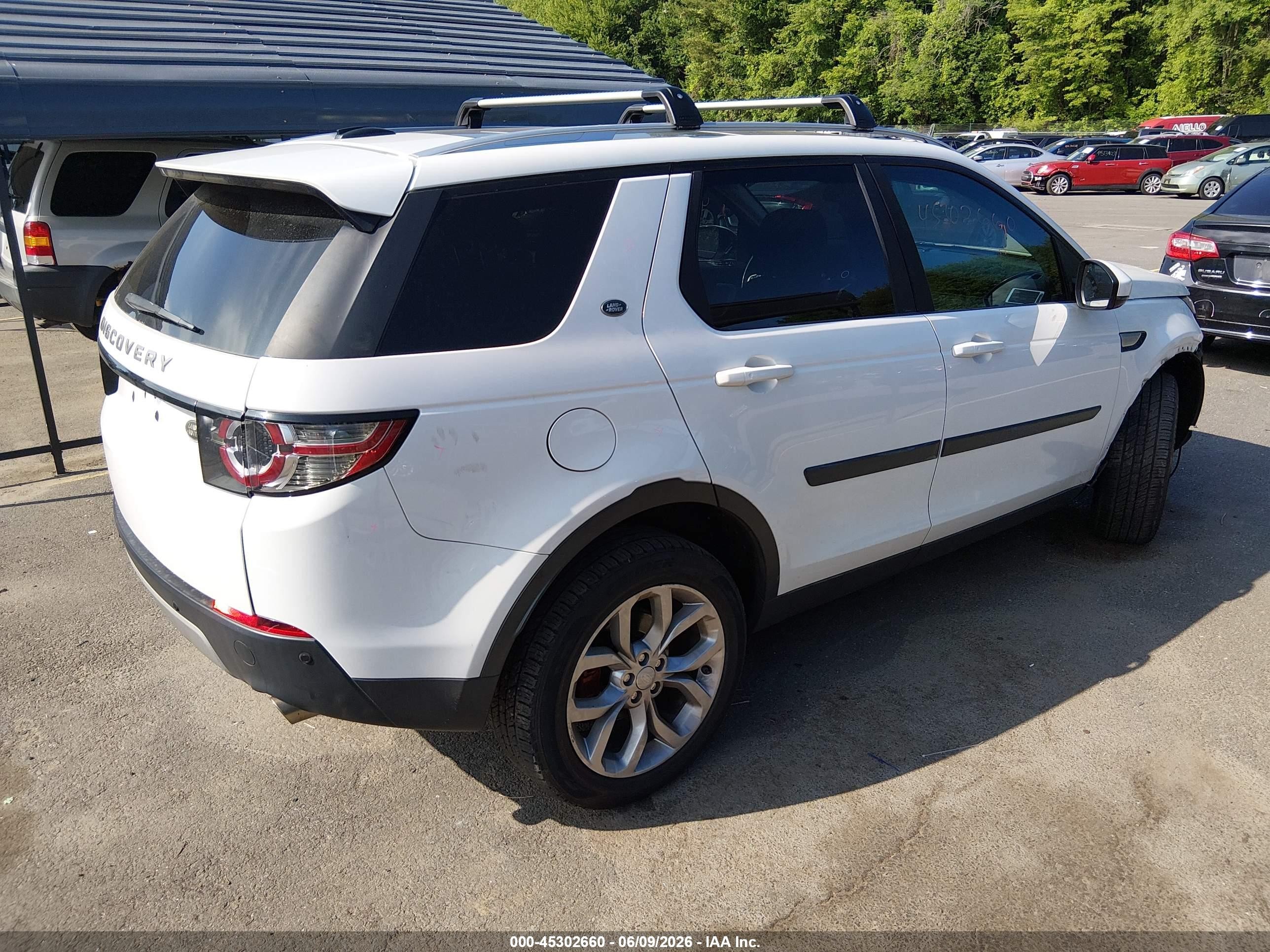 2015 Land Rover Discovery Sport Hse White vin: SALCR2BG8FH525545