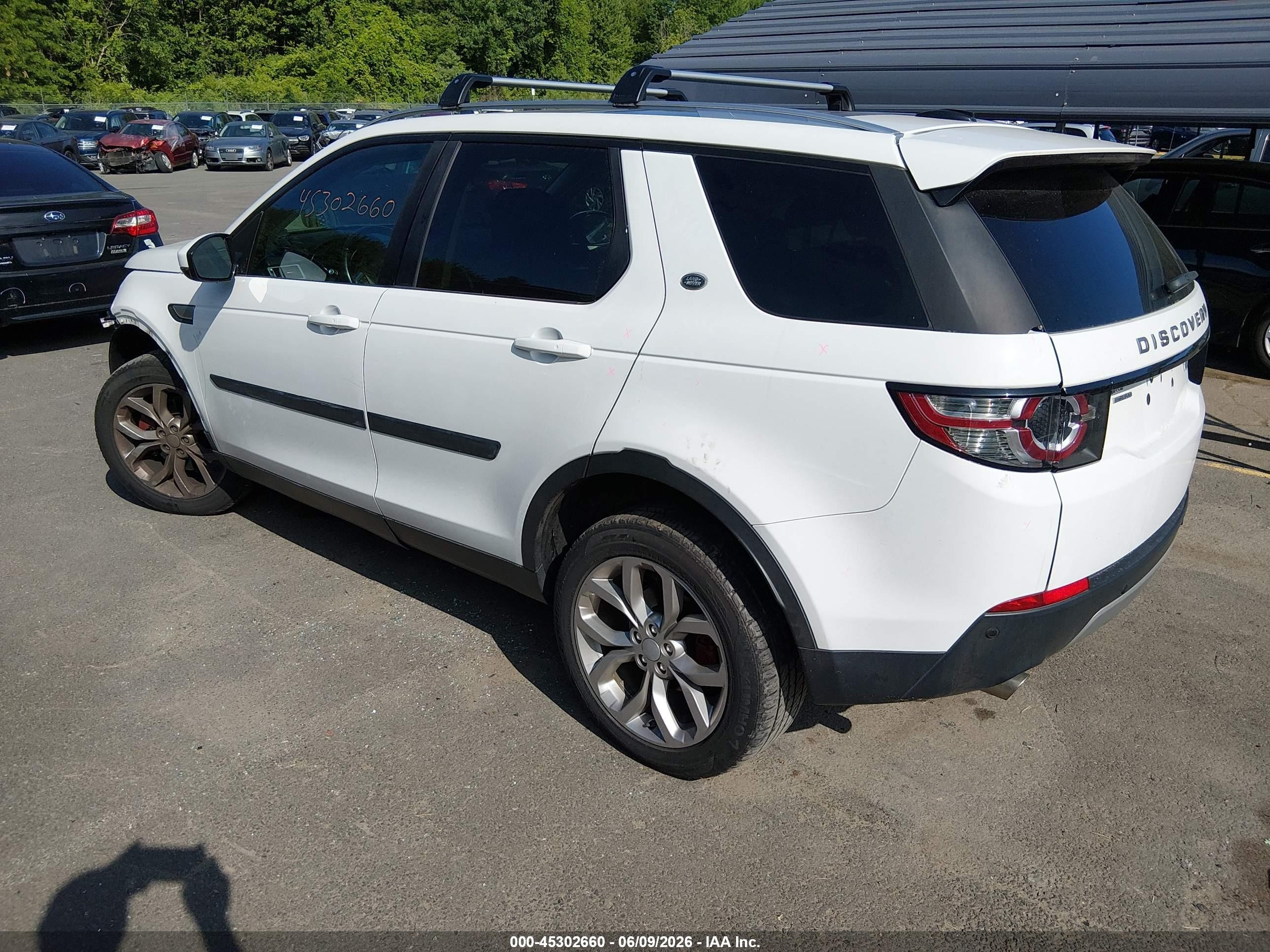 2015 Land Rover Discovery Sport Hse White vin: SALCR2BG8FH525545
