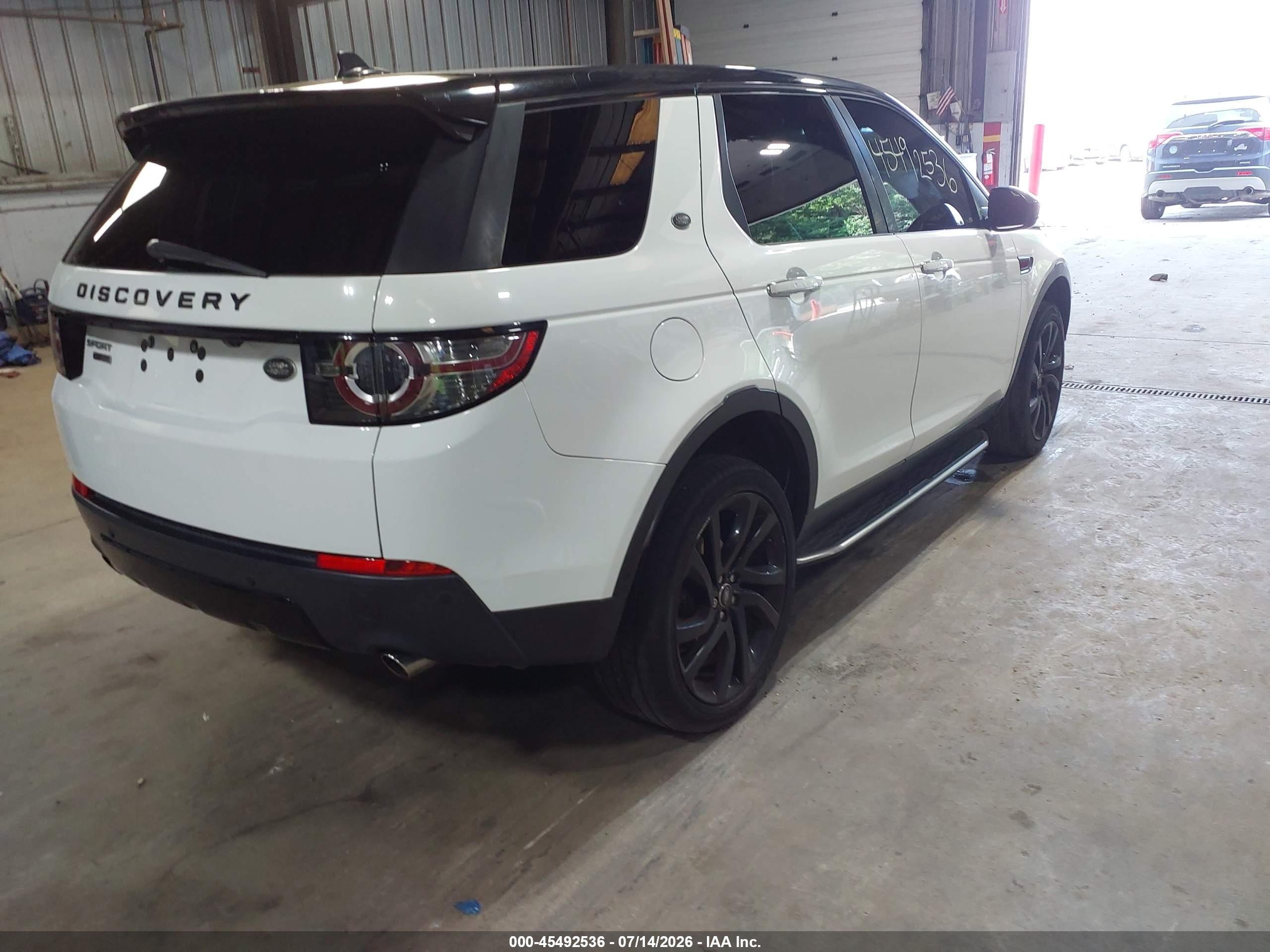 2015 Land Rover Discovery Sport Hse Lux White vin: SALCT2BG3FH522411