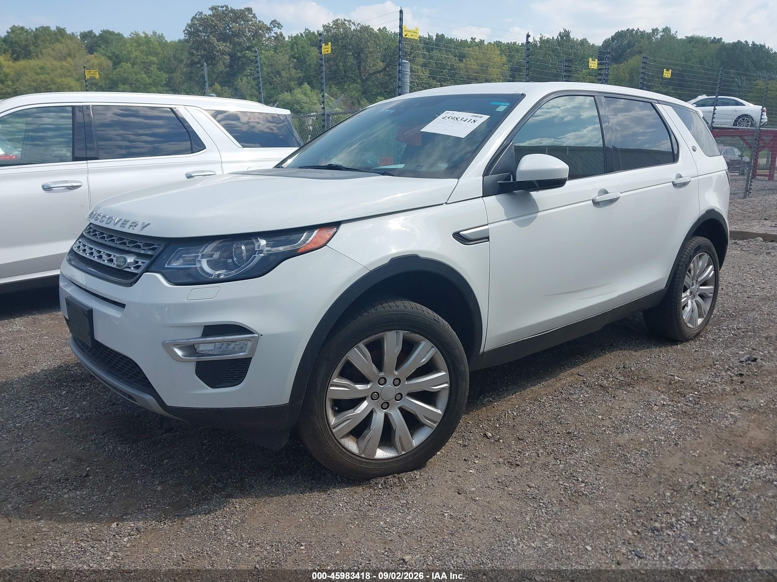 2015 Land Rover Discovery Sport Hse Lux White vin: SALCT2BG6FH538411