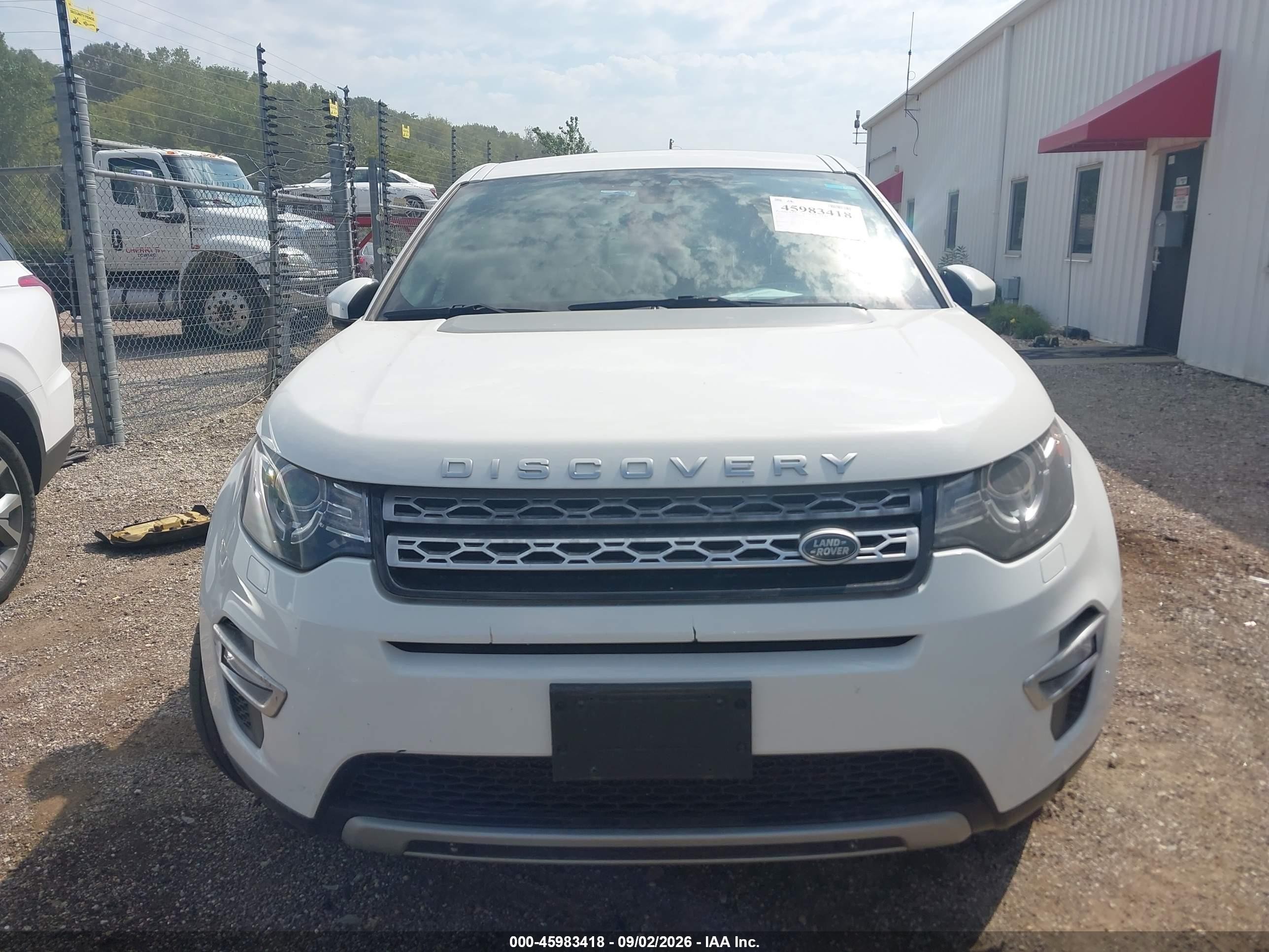 2015 Land Rover Discovery Sport Hse Lux White vin: SALCT2BG6FH538411