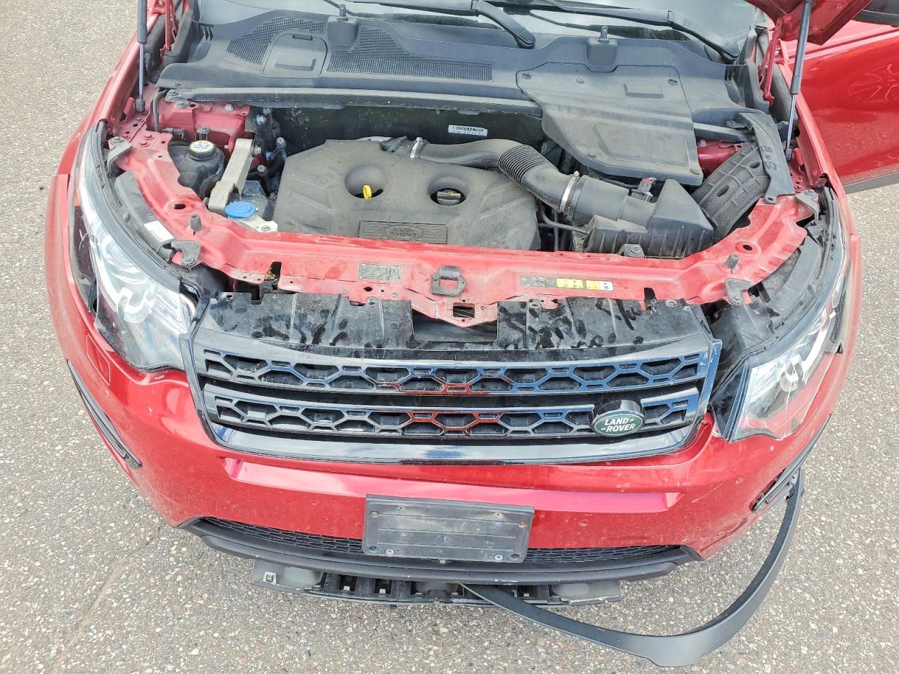2015 Land Rover Discovery Sport Hse Luxury Красный vin: SALCT2BG8FH529418