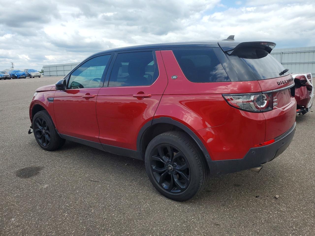 2015 Land Rover Discovery Sport Hse Luxury Красный vin: SALCT2BG8FH529418