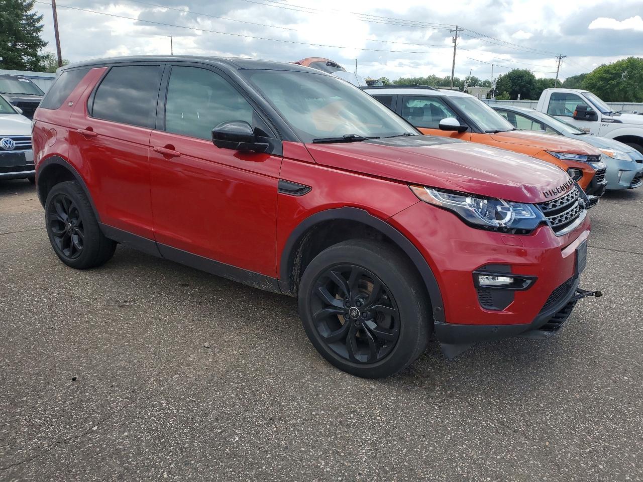 2015 Land Rover Discovery Sport Hse Luxury Красный vin: SALCT2BG8FH529418