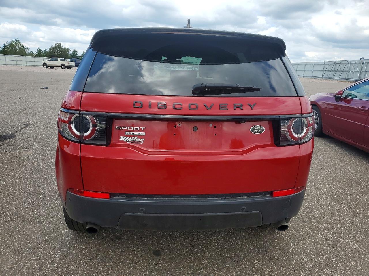 2015 Land Rover Discovery Sport Hse Luxury Красный vin: SALCT2BG8FH529418
