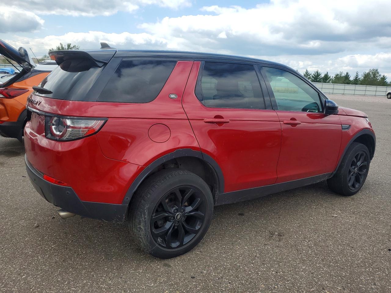 2015 Land Rover Discovery Sport Hse Luxury Красный vin: SALCT2BG8FH529418