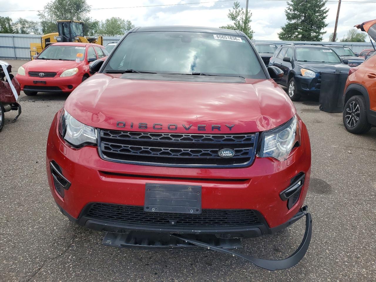 2015 Land Rover Discovery Sport Hse Luxury Красный vin: SALCT2BG8FH529418