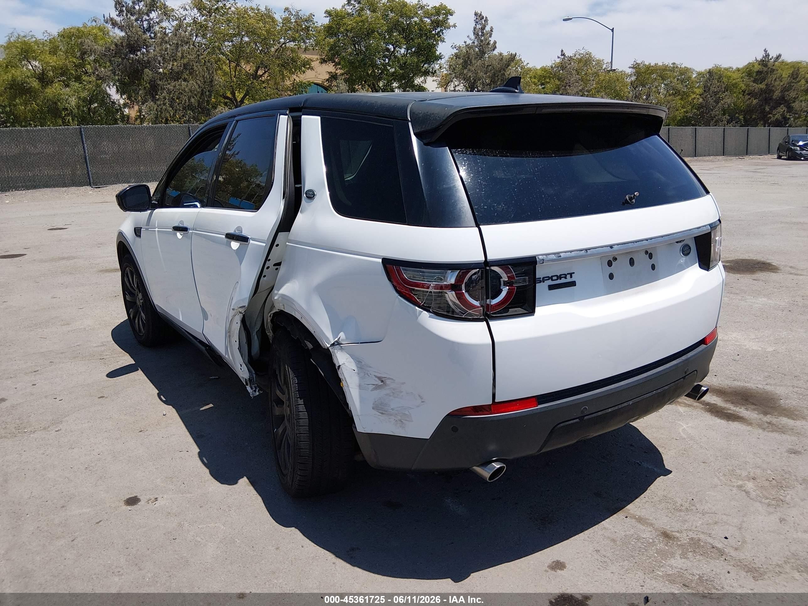 2015 Land Rover Discovery Sport Hse Lux White vin: SALCT2BG9FH540007