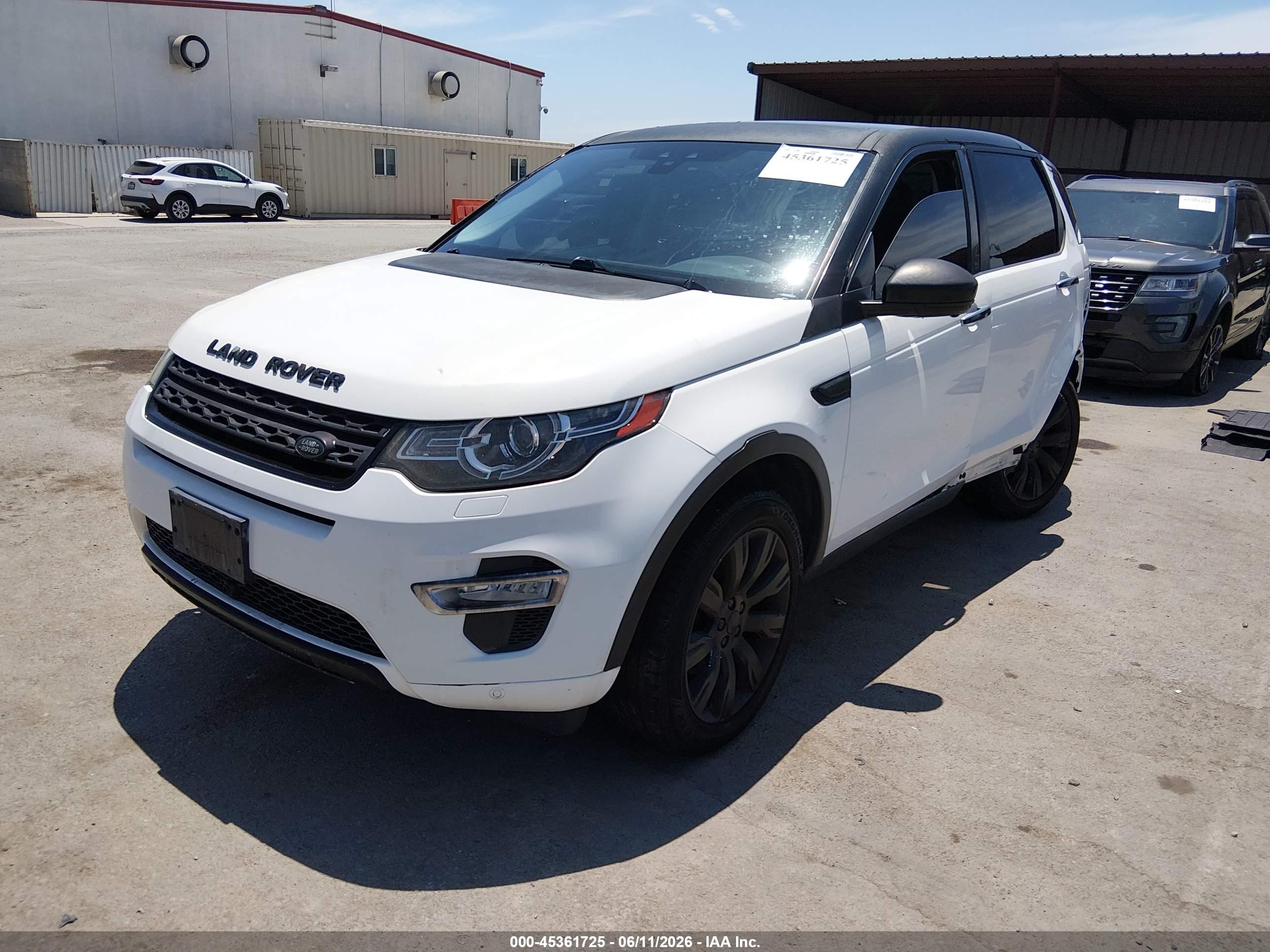2015 Land Rover Discovery Sport Hse Lux White vin: SALCT2BG9FH540007