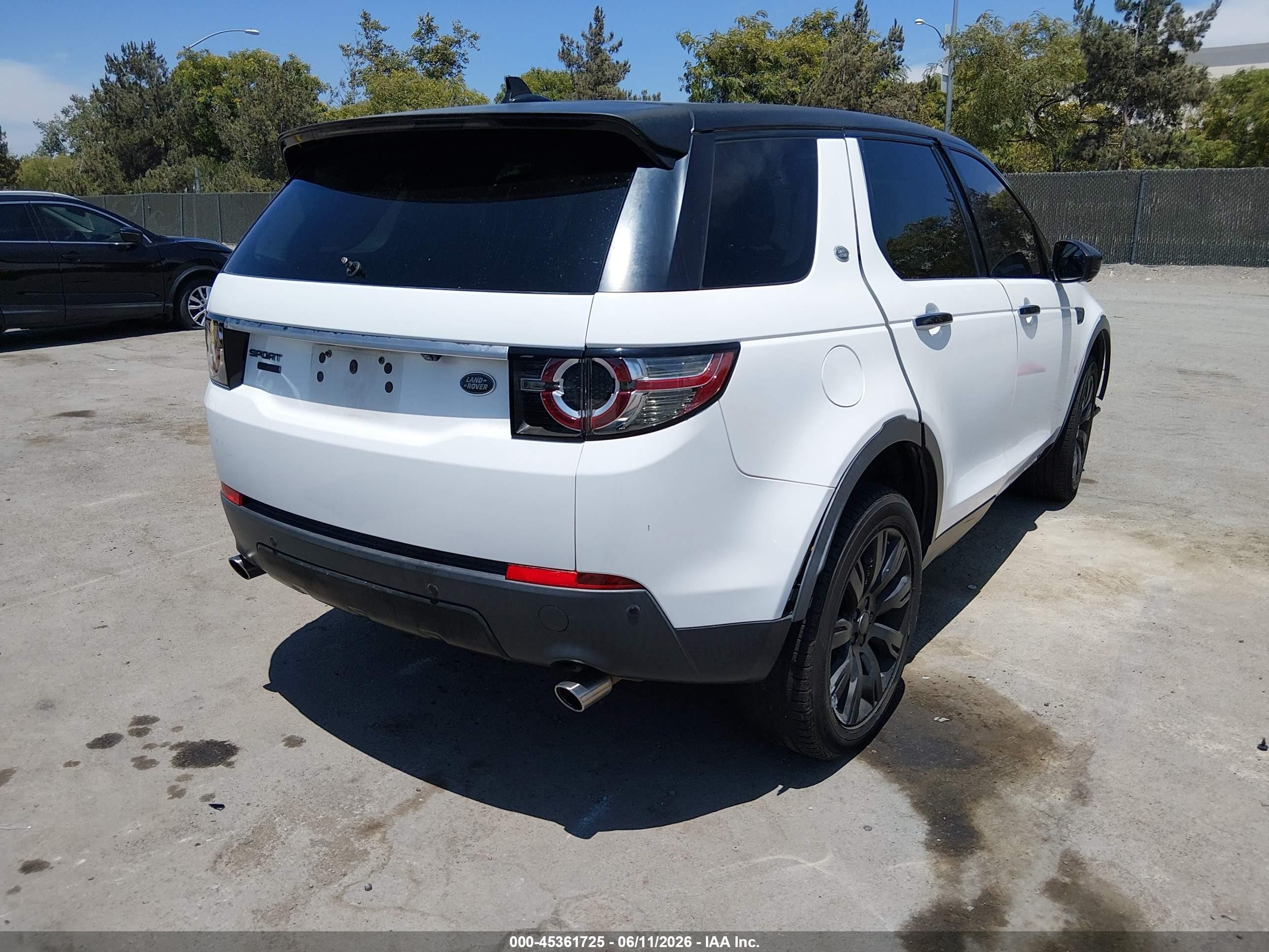 2015 Land Rover Discovery Sport Hse Lux White vin: SALCT2BG9FH540007