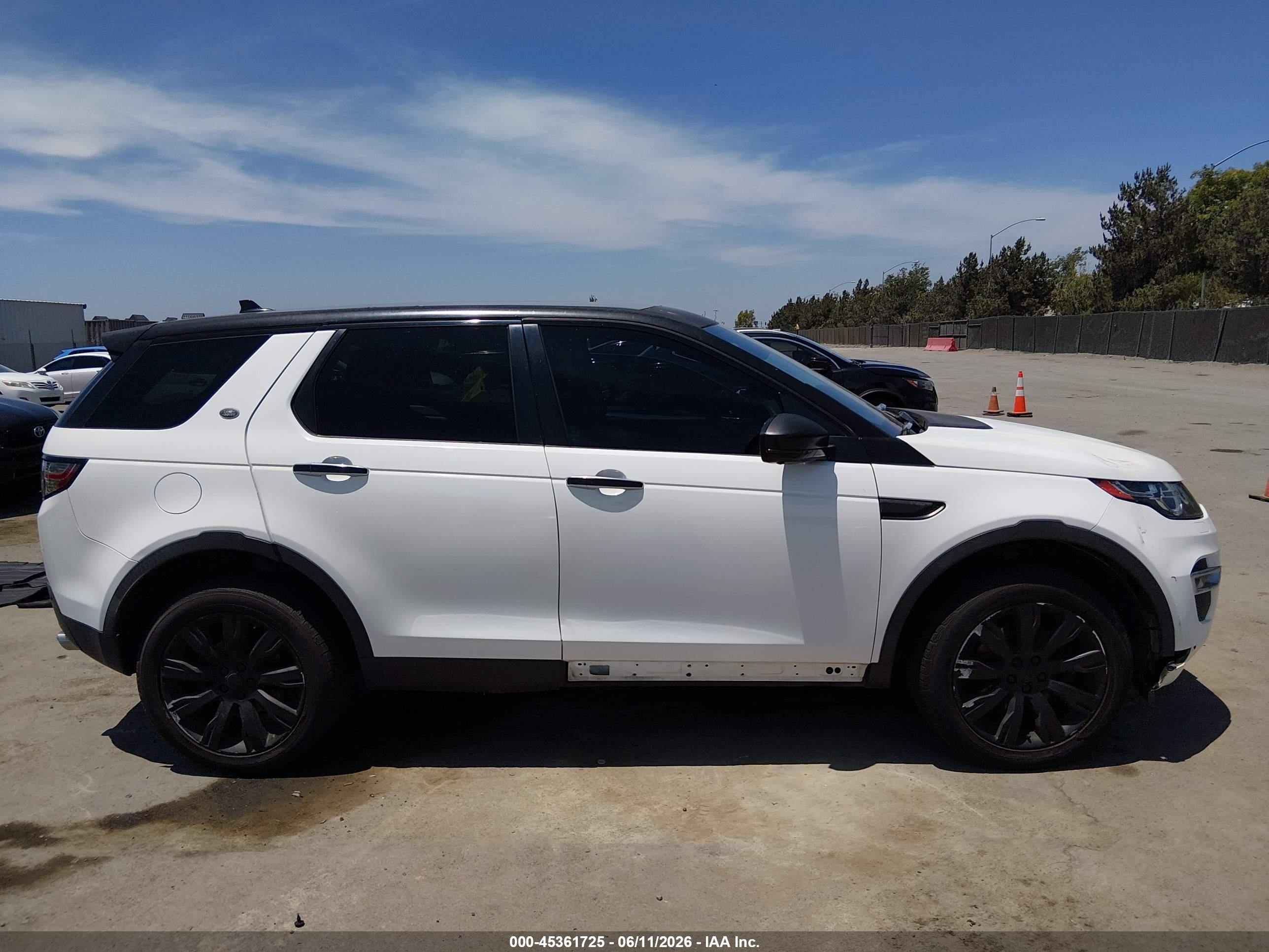 2015 Land Rover Discovery Sport Hse Lux White vin: SALCT2BG9FH540007